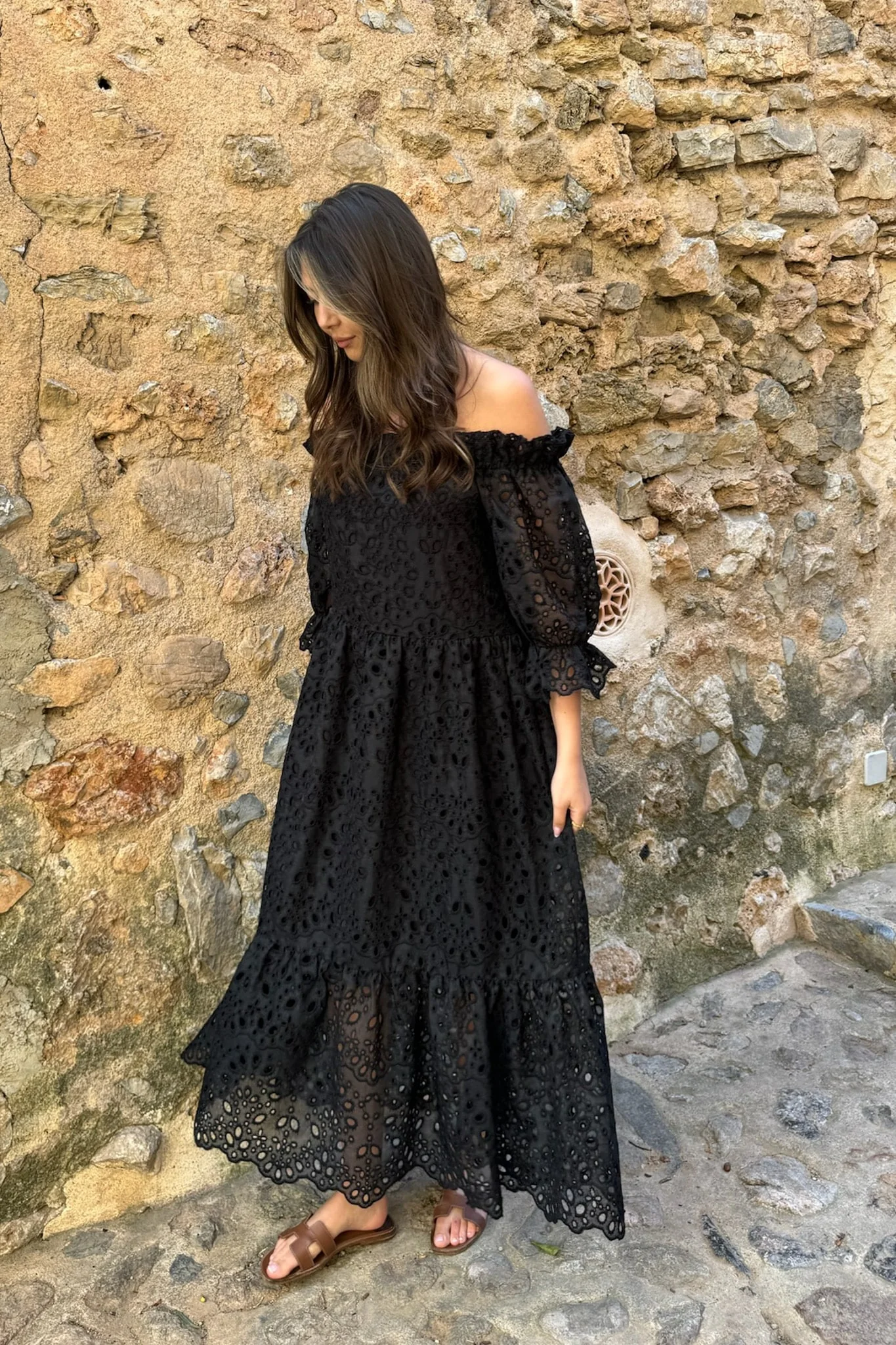 SigridIC Long Dress - Black - Image 3