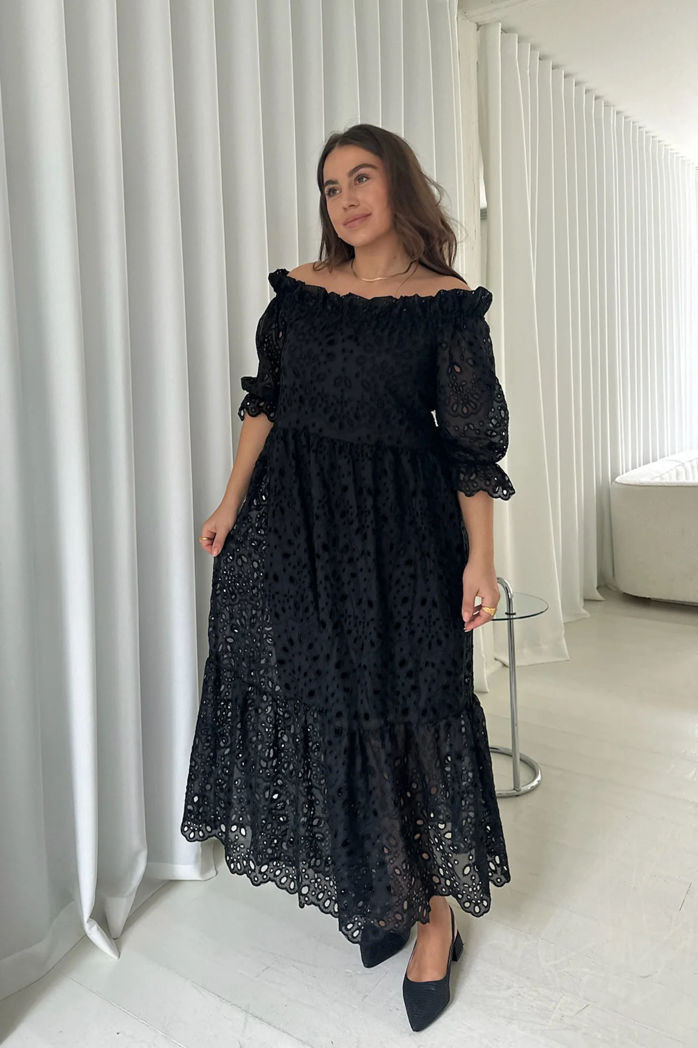 SigridIC Long Dress - Black - Image 5