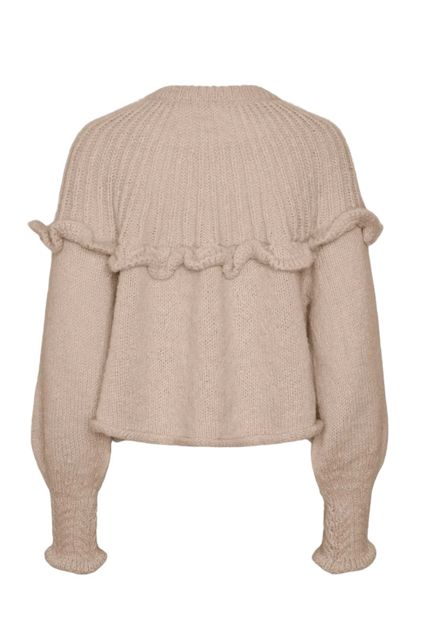 PCSikka LS Oneck Knit - Silver Mink - Image 6