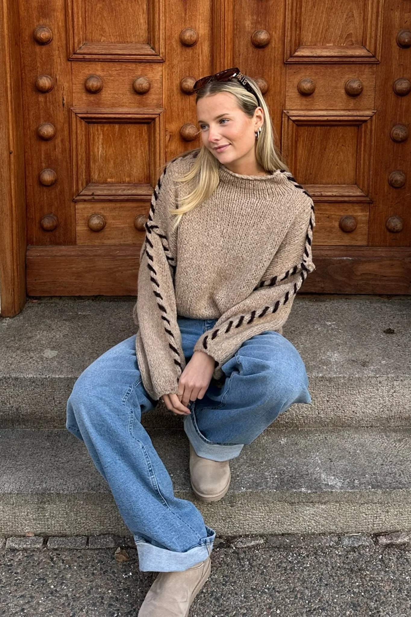 SiljeIC Sweater - Beige - Image 7