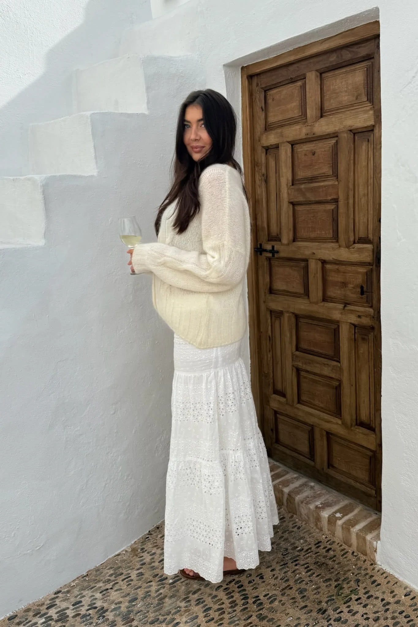 SofiaIC Long Skirt - White Lace - Image 8