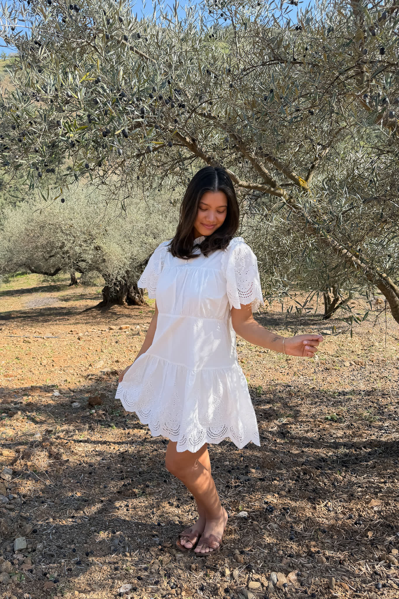 SolveigIC Dress - White Embroidery - Image 2