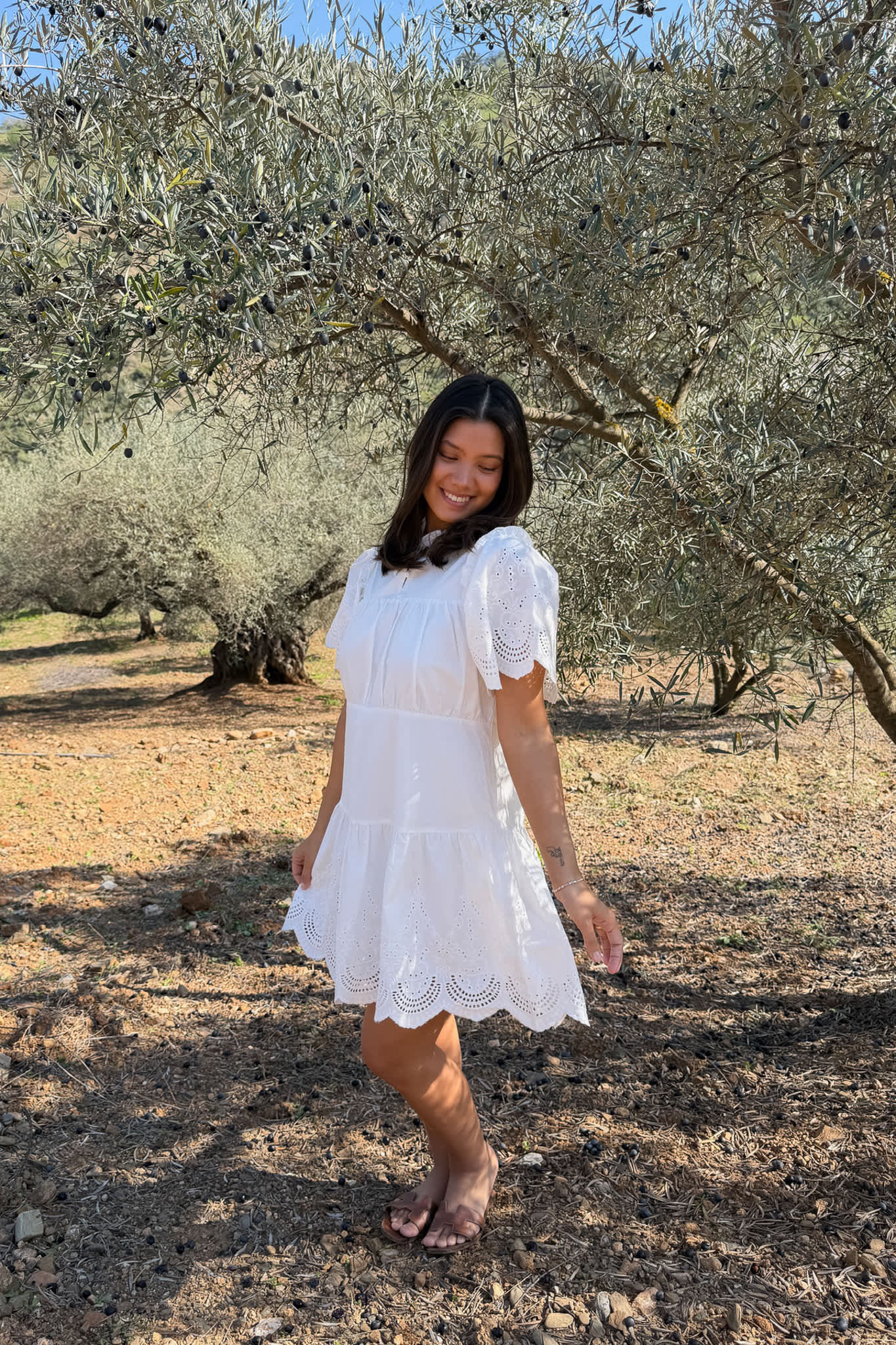 SolveigIC Dress - White Embroidery - Image 8