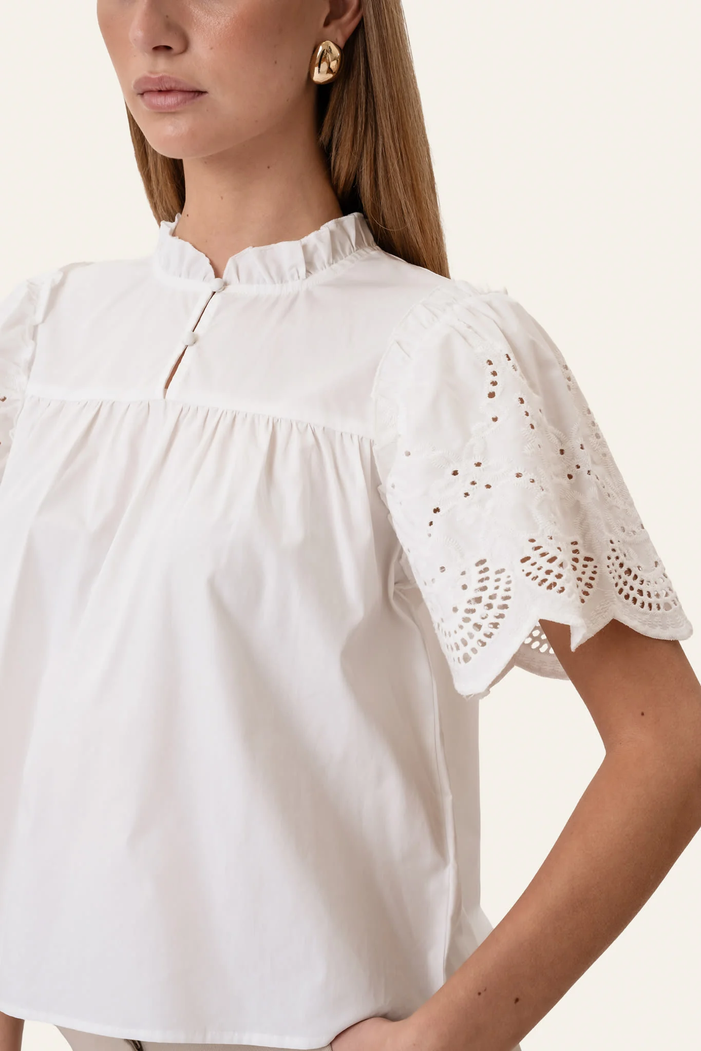 SolveigIC Shirt - White Embroidery - Image 4