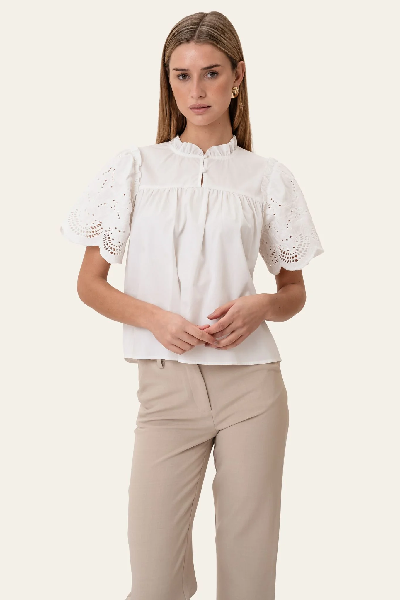 SolveigIC Shirt - White Embroidery - Image 5