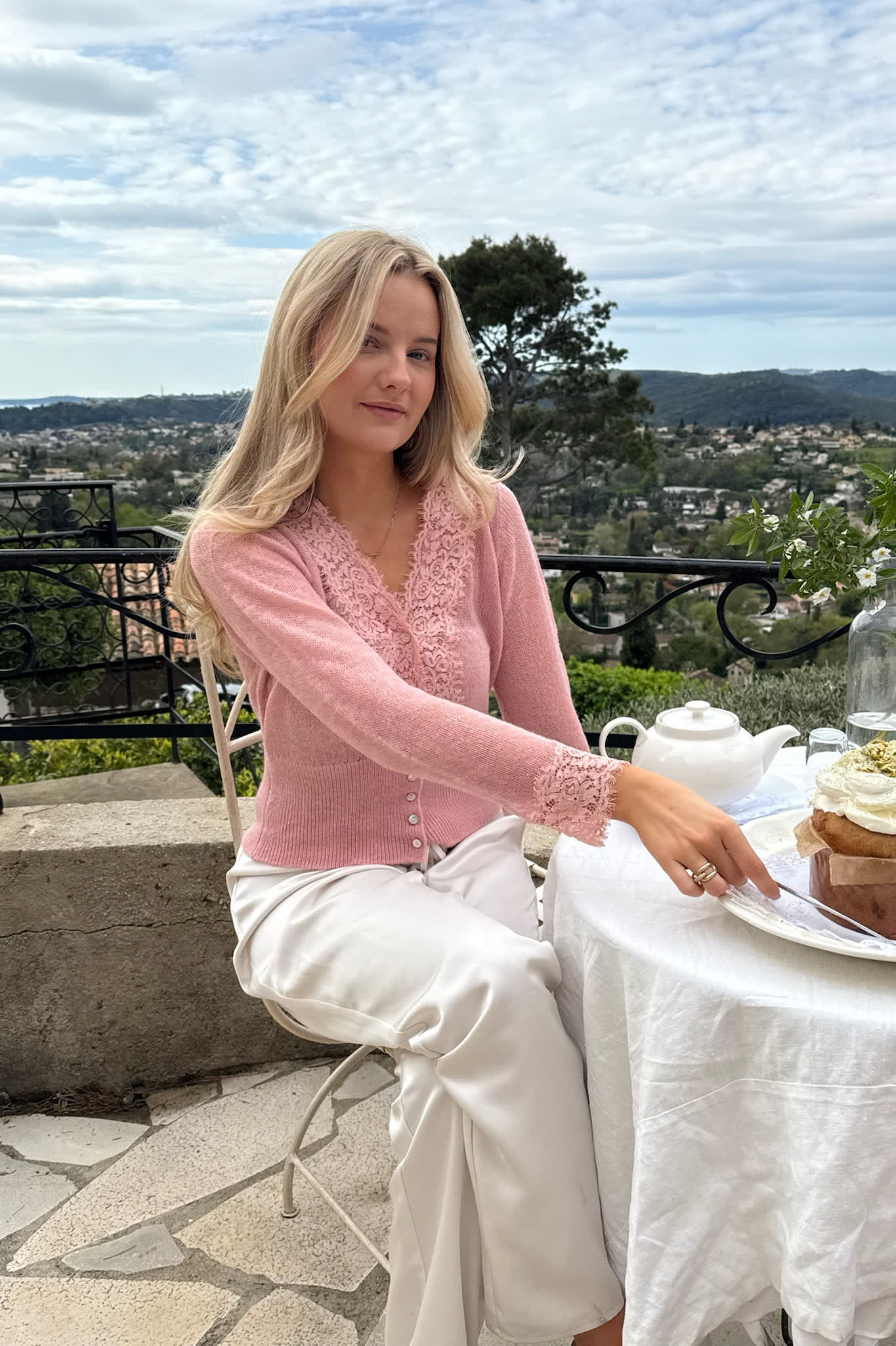 StellaIC Cardigan - Dusty Rose - Image 3