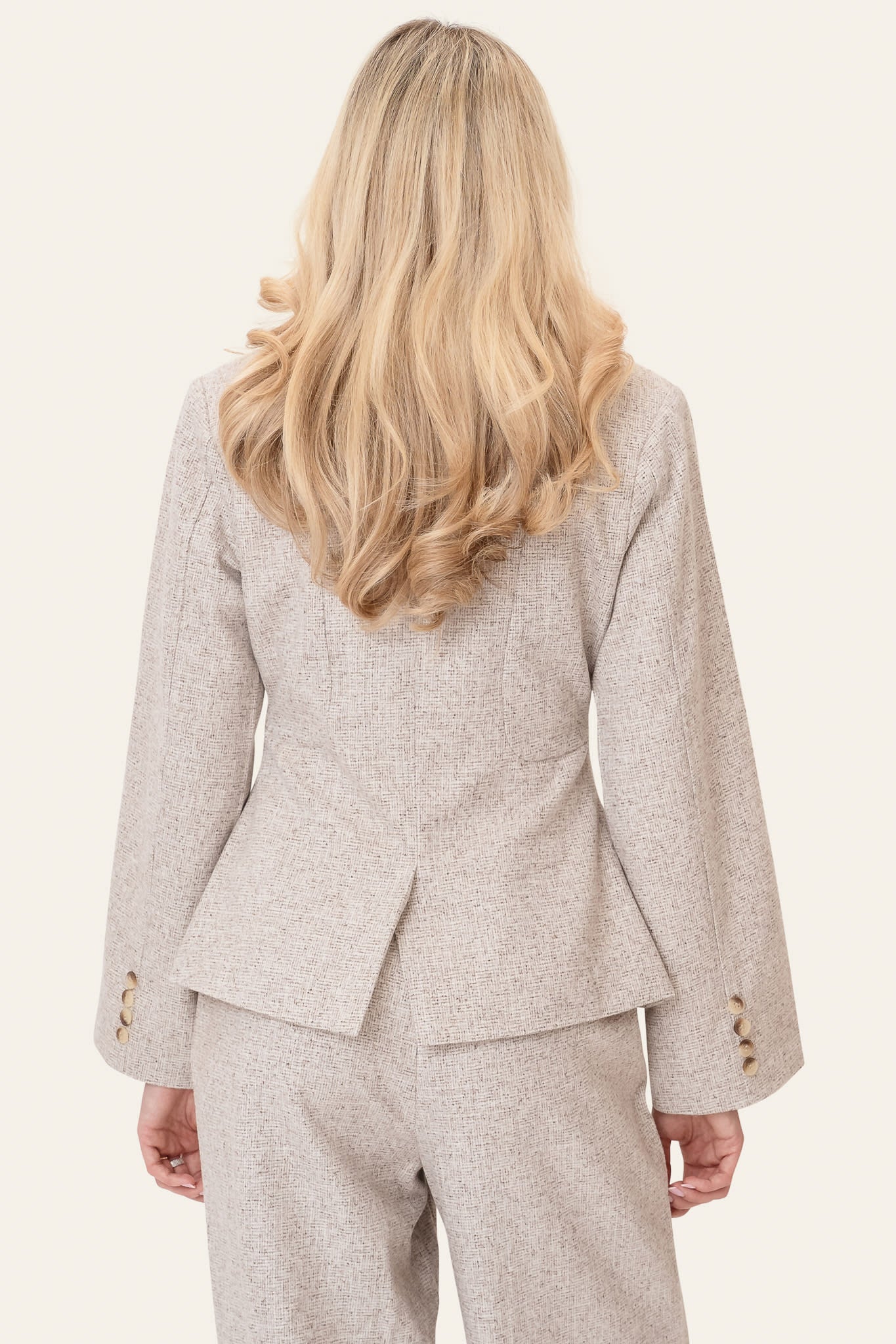 StineIC Blazer - Beige Melange - Image 4