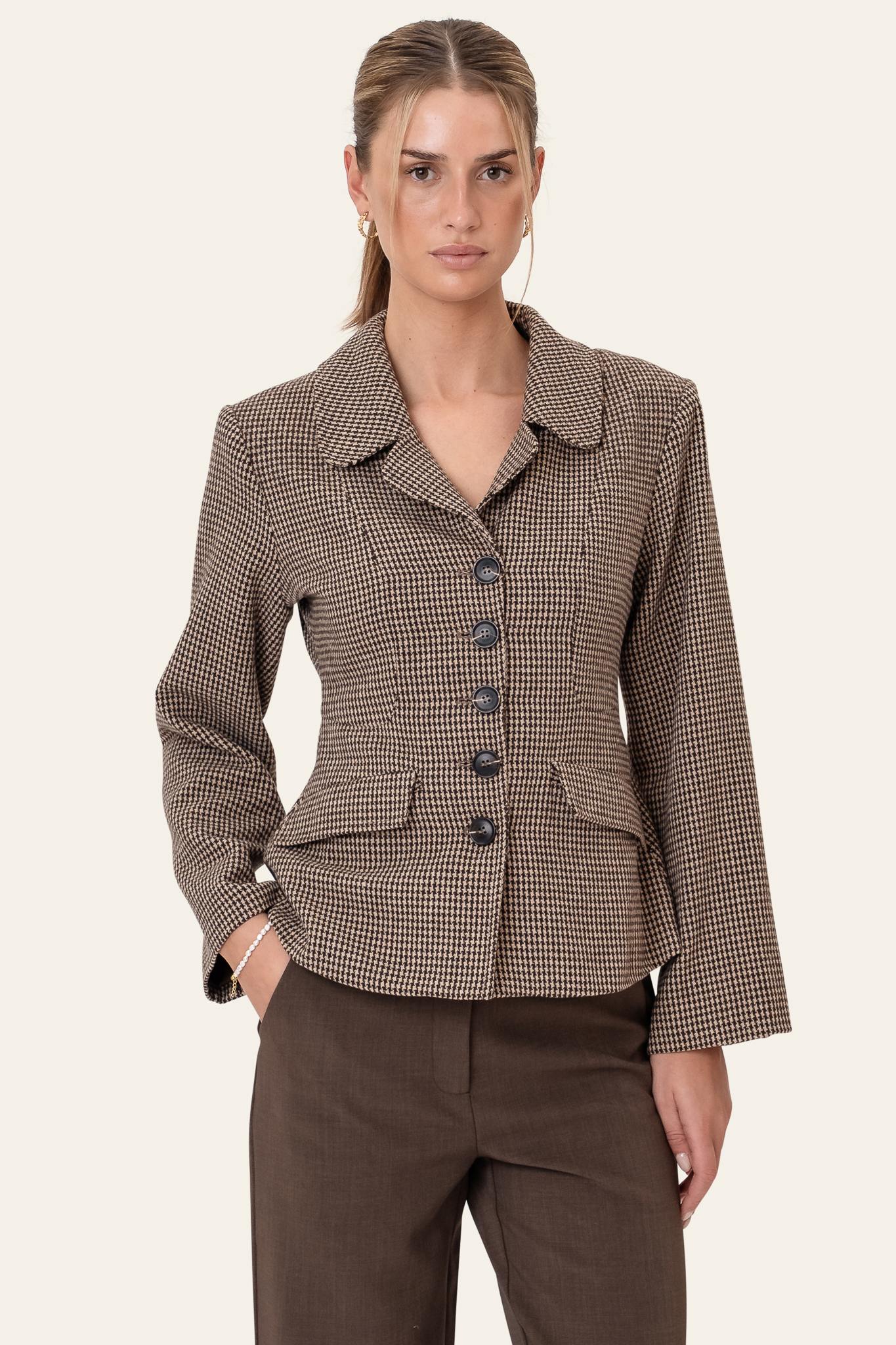 StineIC Blazer - Brown Checks - Image 6