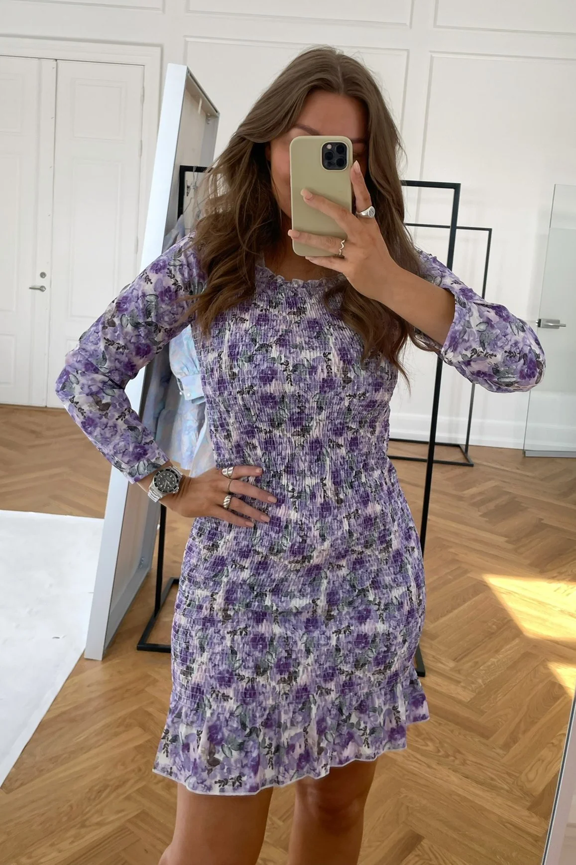 SullyIC Smock Dress - Lavendula - Image 3