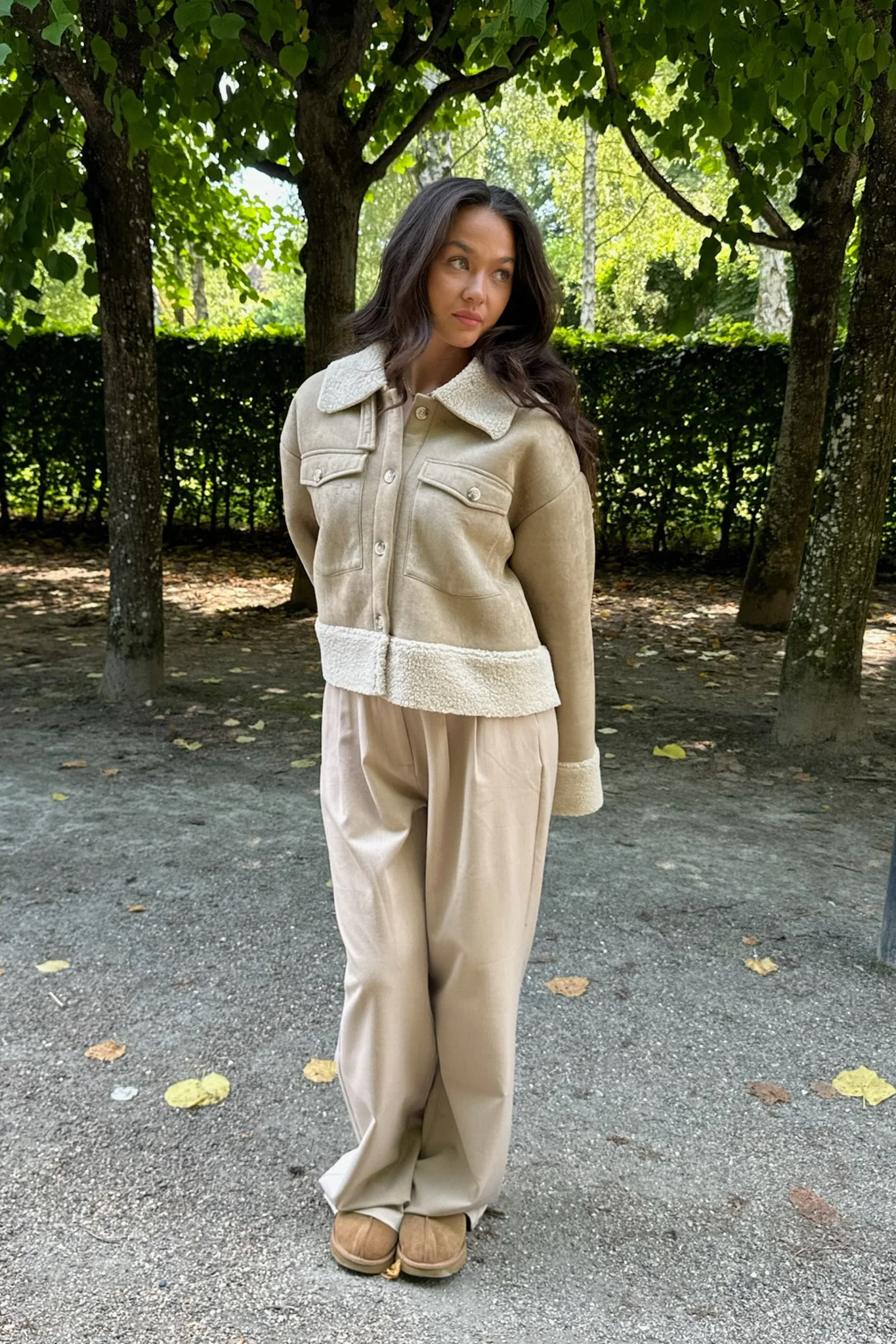 TheaIC Teddy Jacket - Light Brown - Image 10