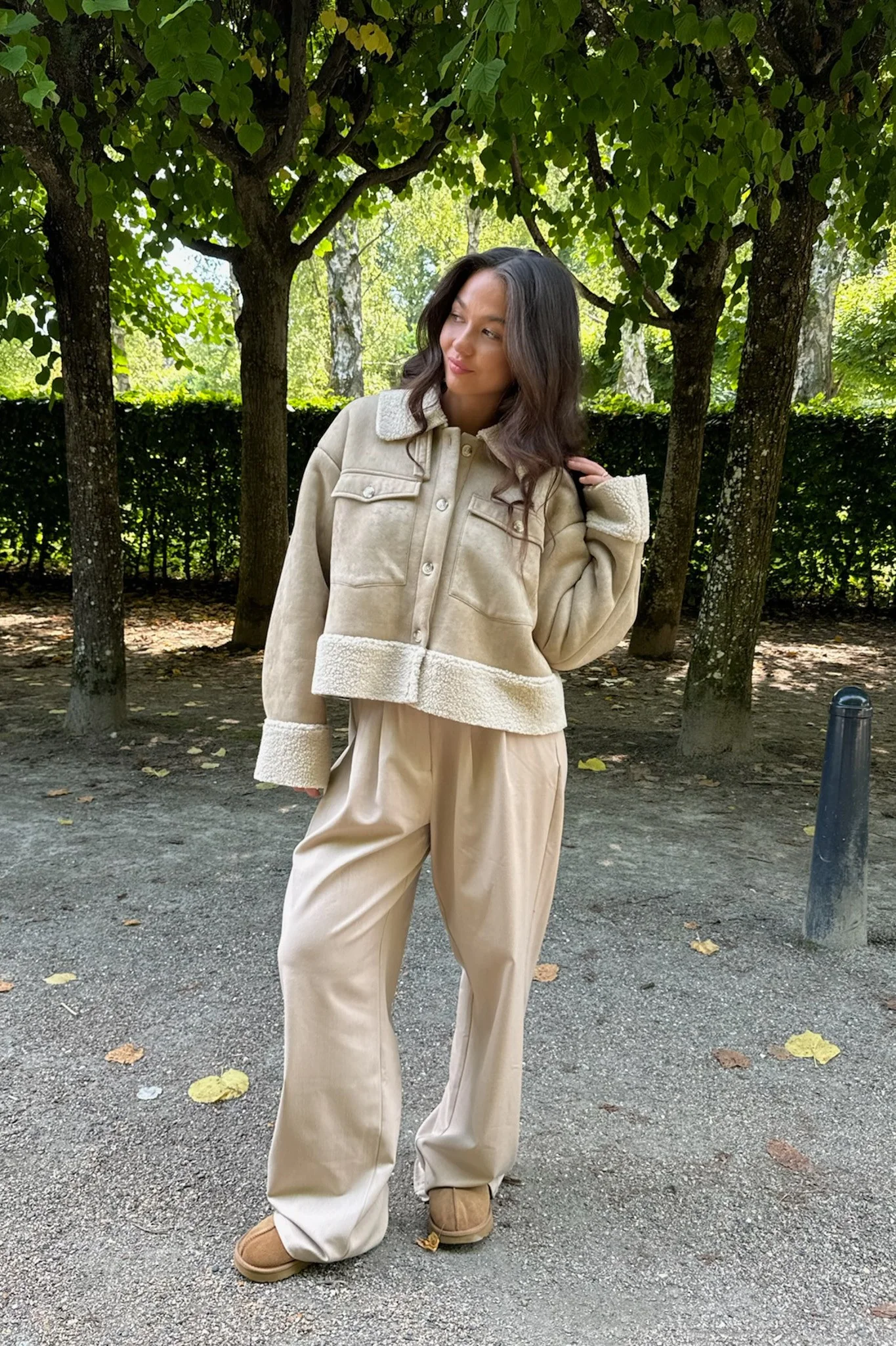 TheaIC Teddy Jacket - Light Brown - Image 6
