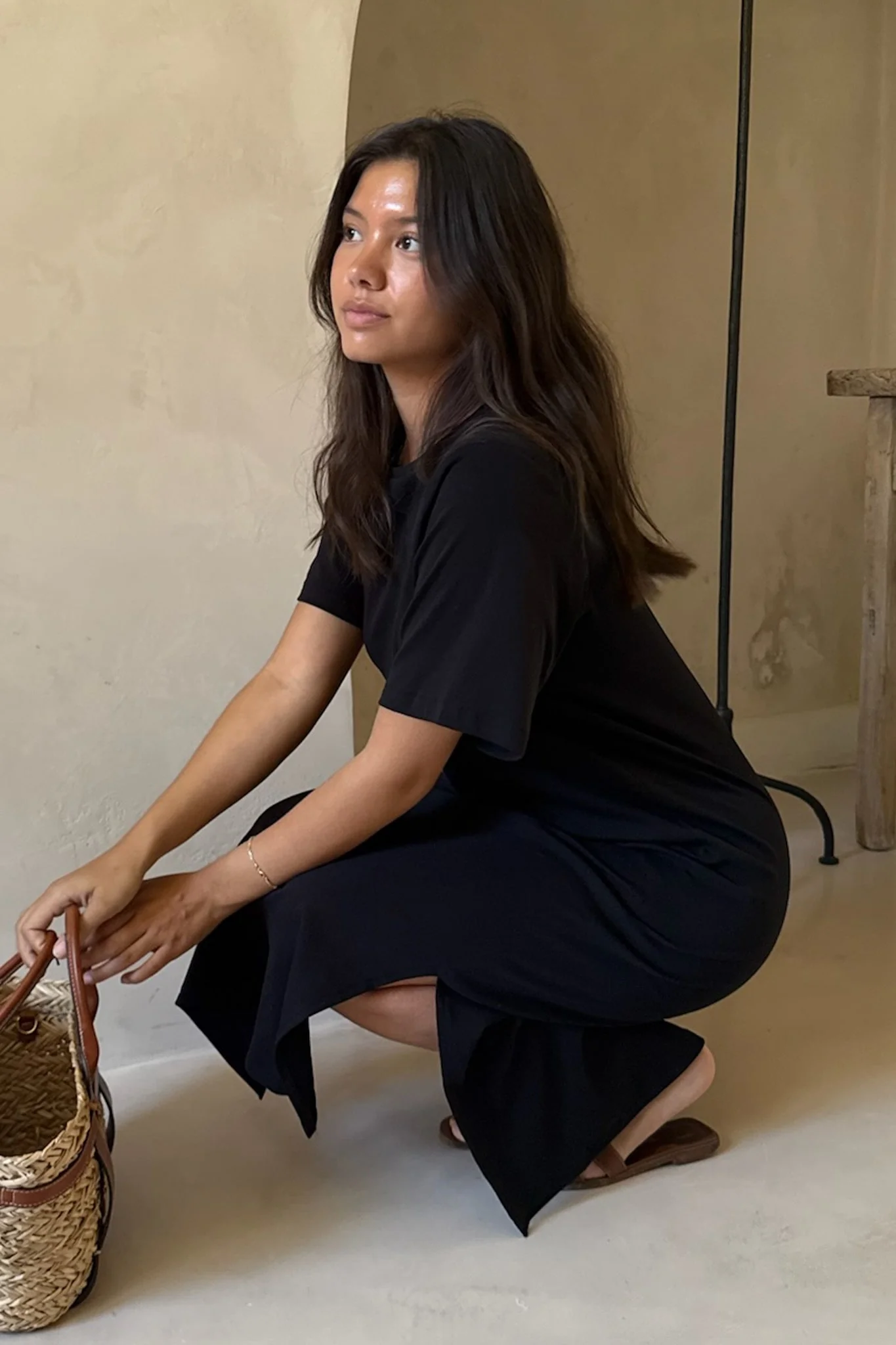 TheaIC Tshirt Dress - Black - Image 3