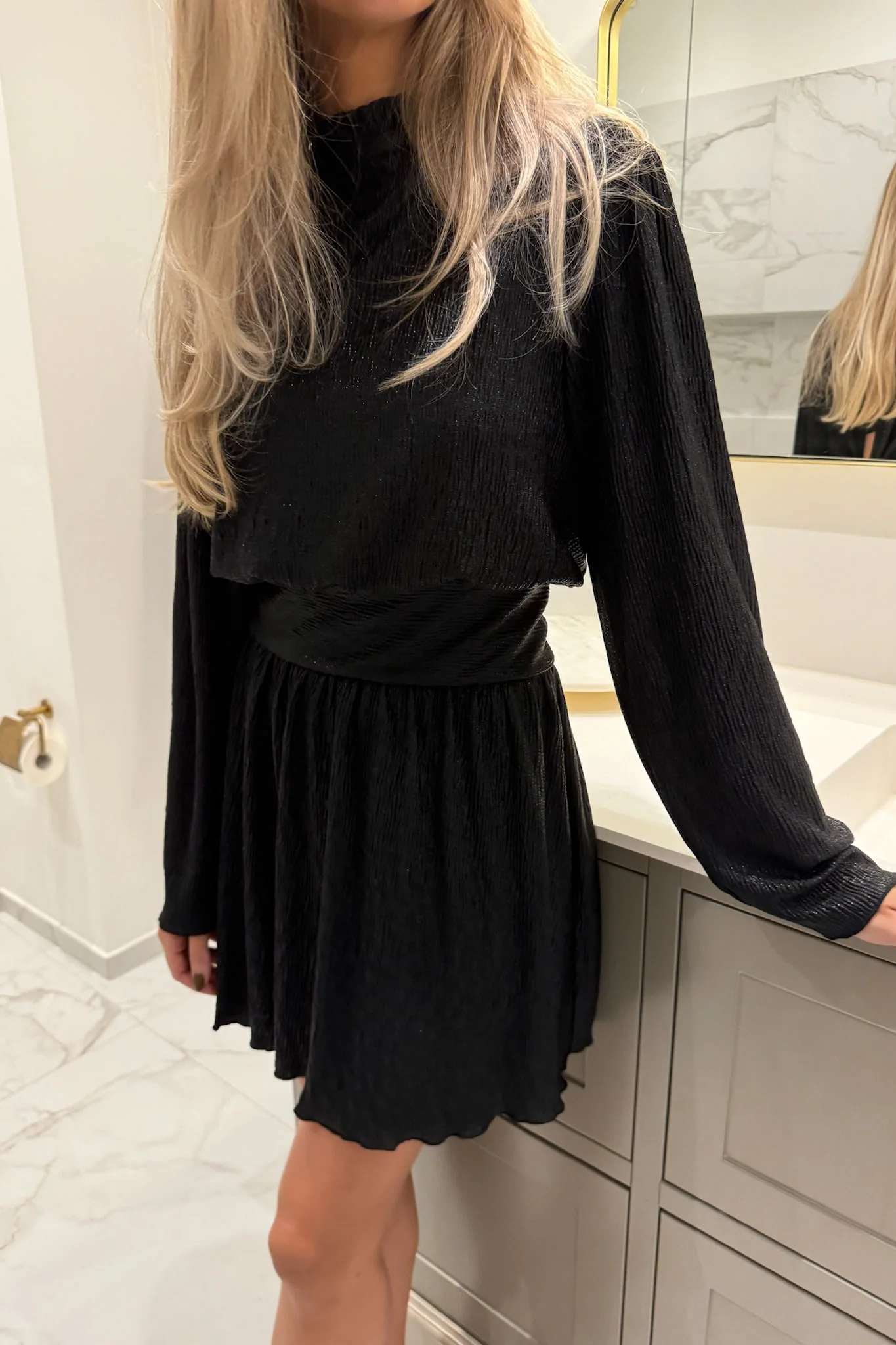 ThelmaIC Dress - Black Glitter - Image 4