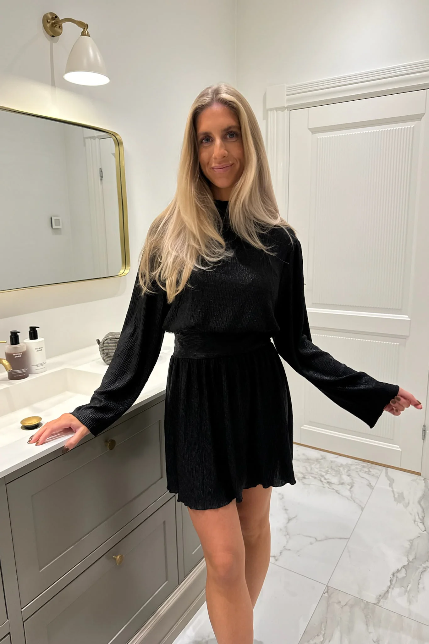 ThelmaIC Dress - Black Glitter - Image 5