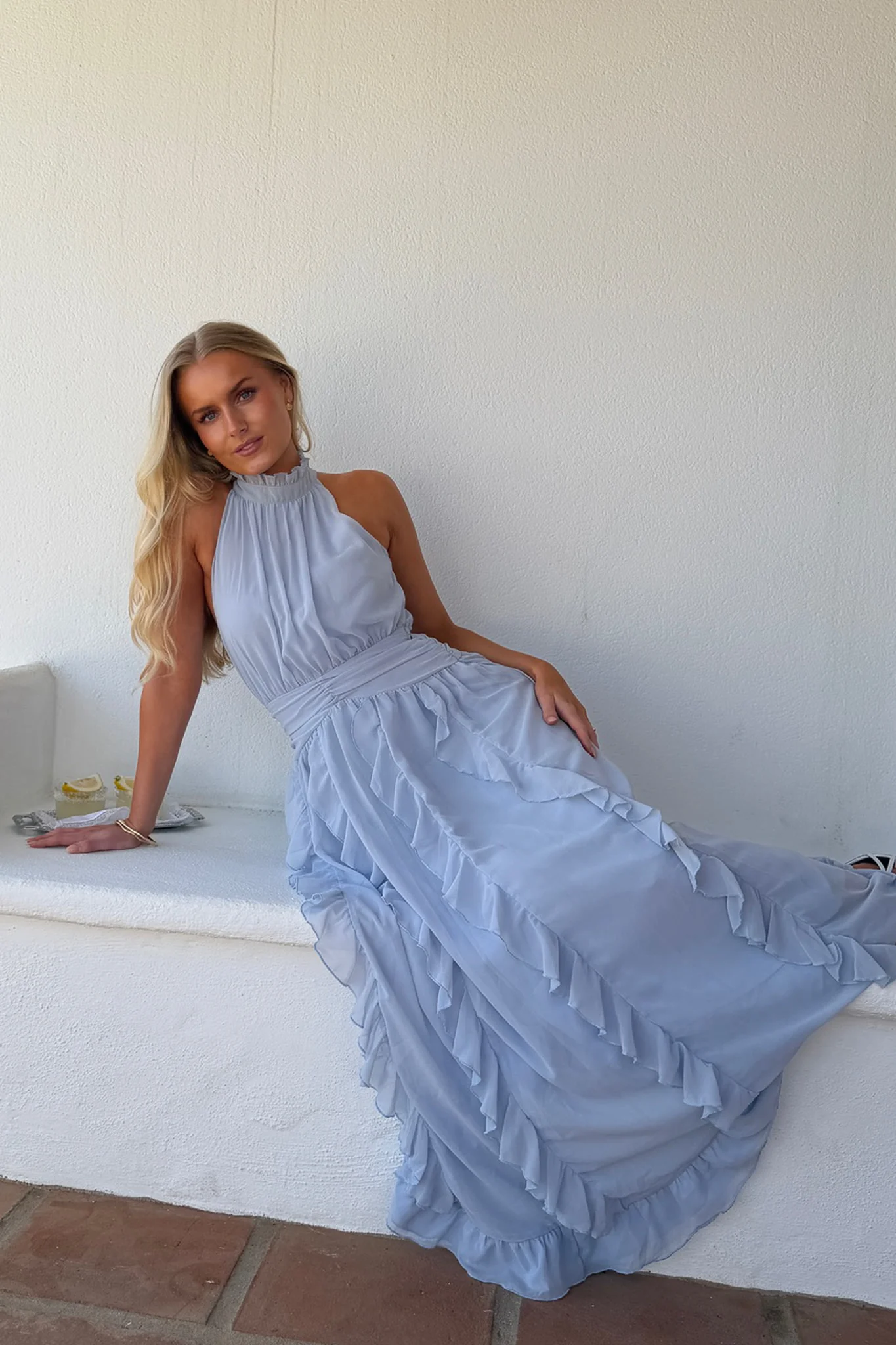 TianaIC Maxi Dress - Blue - Image 10
