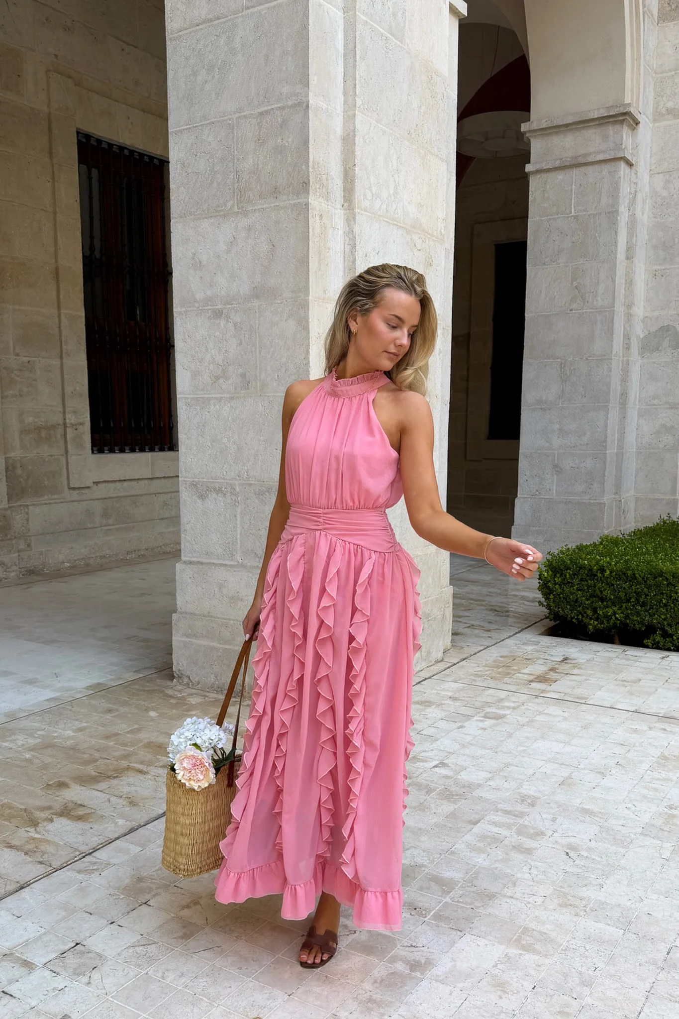 TianaIC Maxi Dress - Pink - Image 2