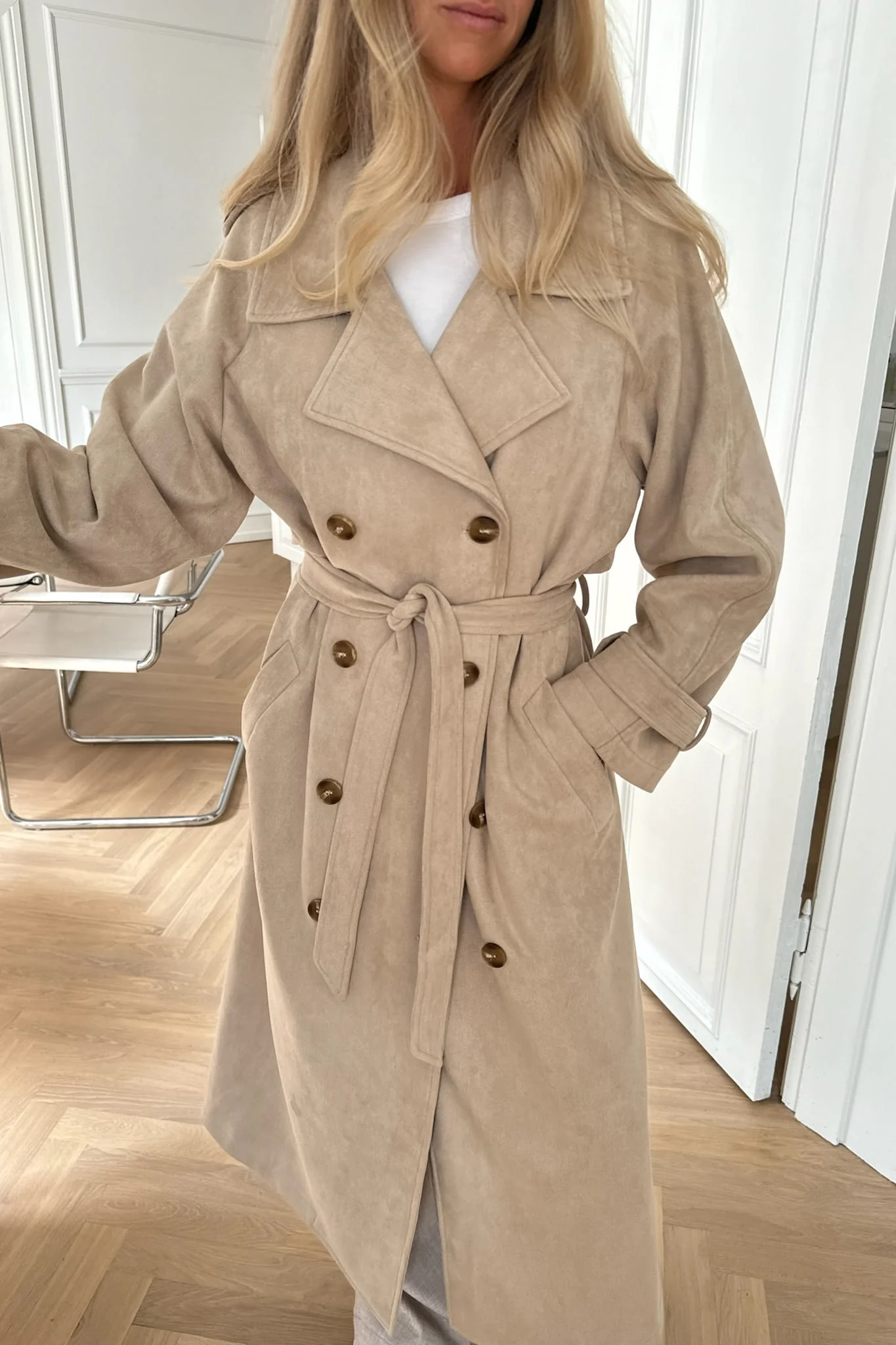 TillieIC Trenchcoat - Beige - Image 7