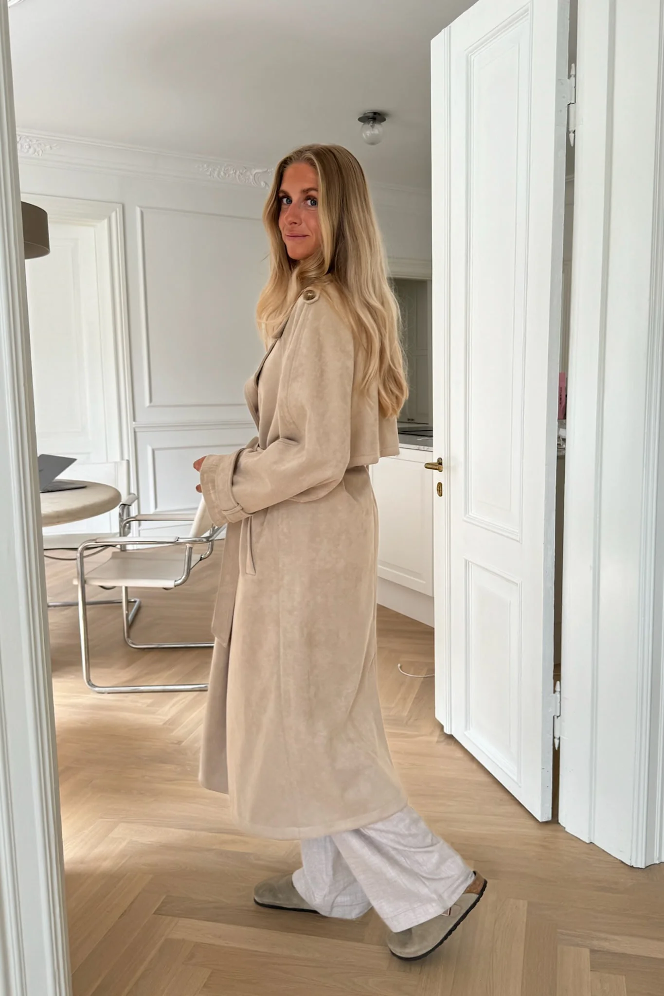 TillieIC Trenchcoat - Beige - Image 8