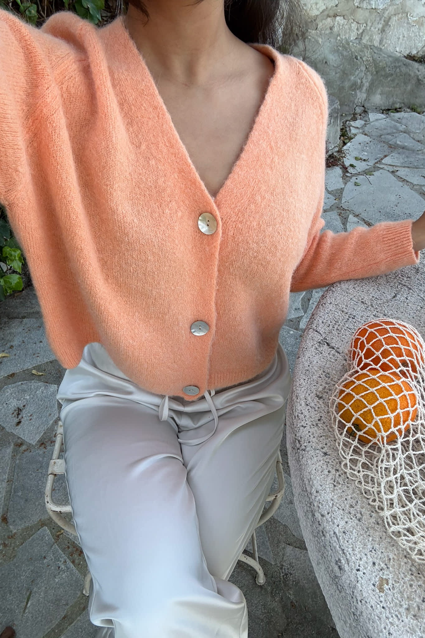 VickyIC Cardigan - Orange - Image 4