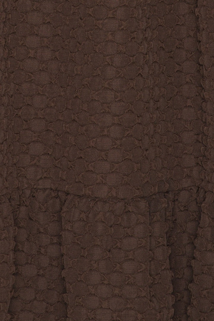 VilmaIC Dress - Bubble Chocolate Brown - Image 9