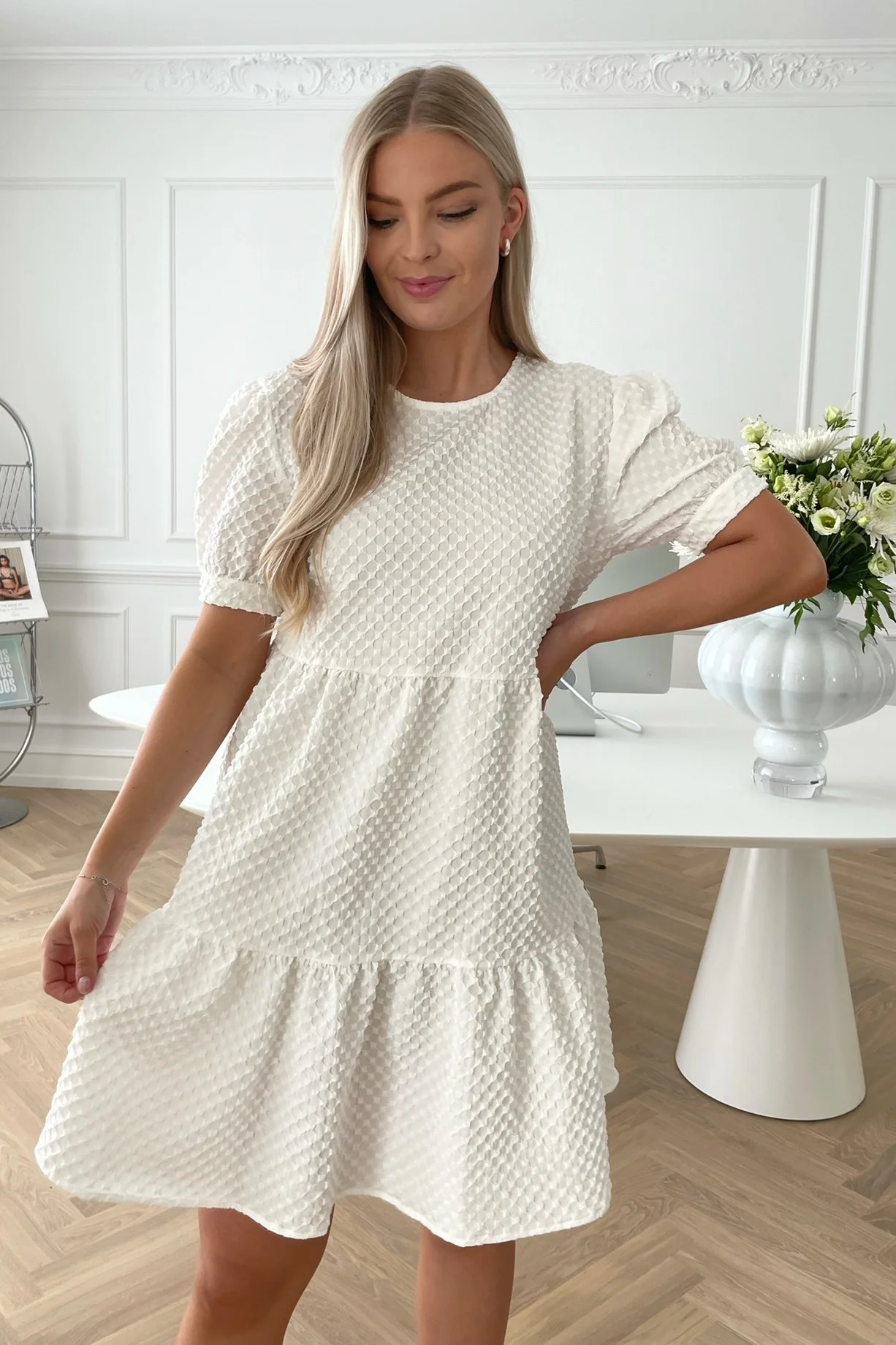 VilmaIC Dress - Bubble White - Image 3