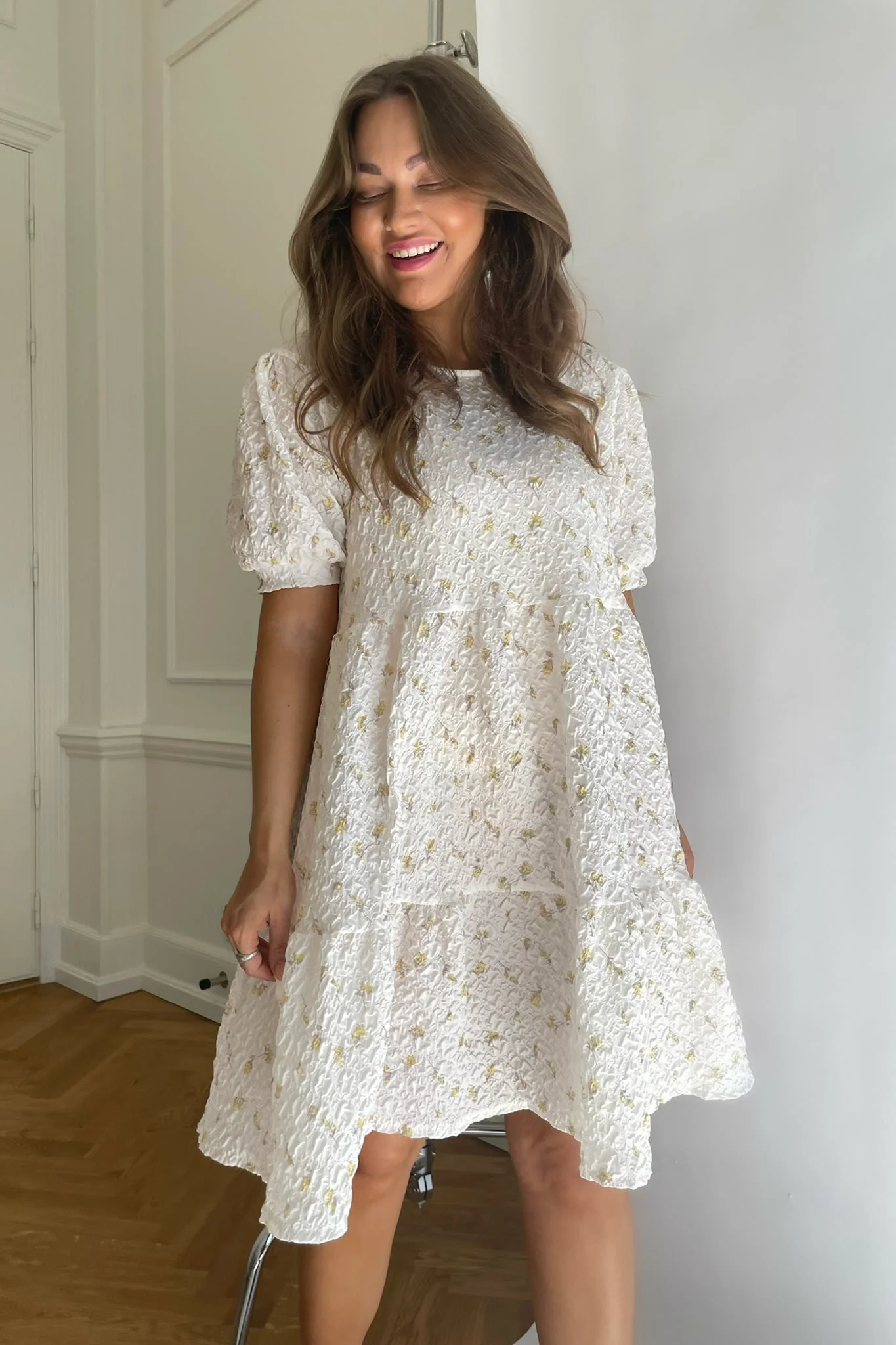 VilmaIC Dress - Cloudy Yellow - Image 4