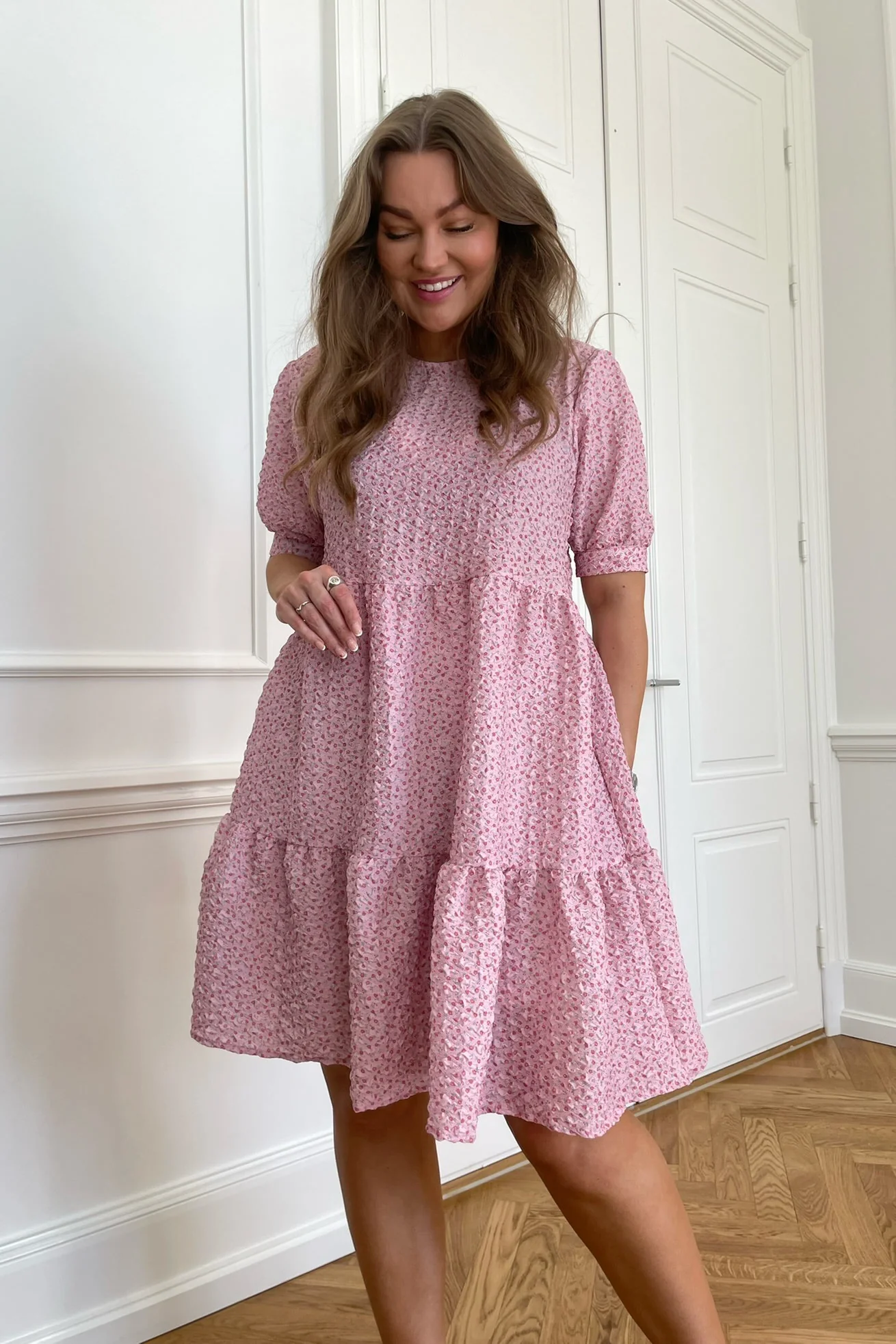 VilmaIC Dress - Rhubarb Flower - Image 4