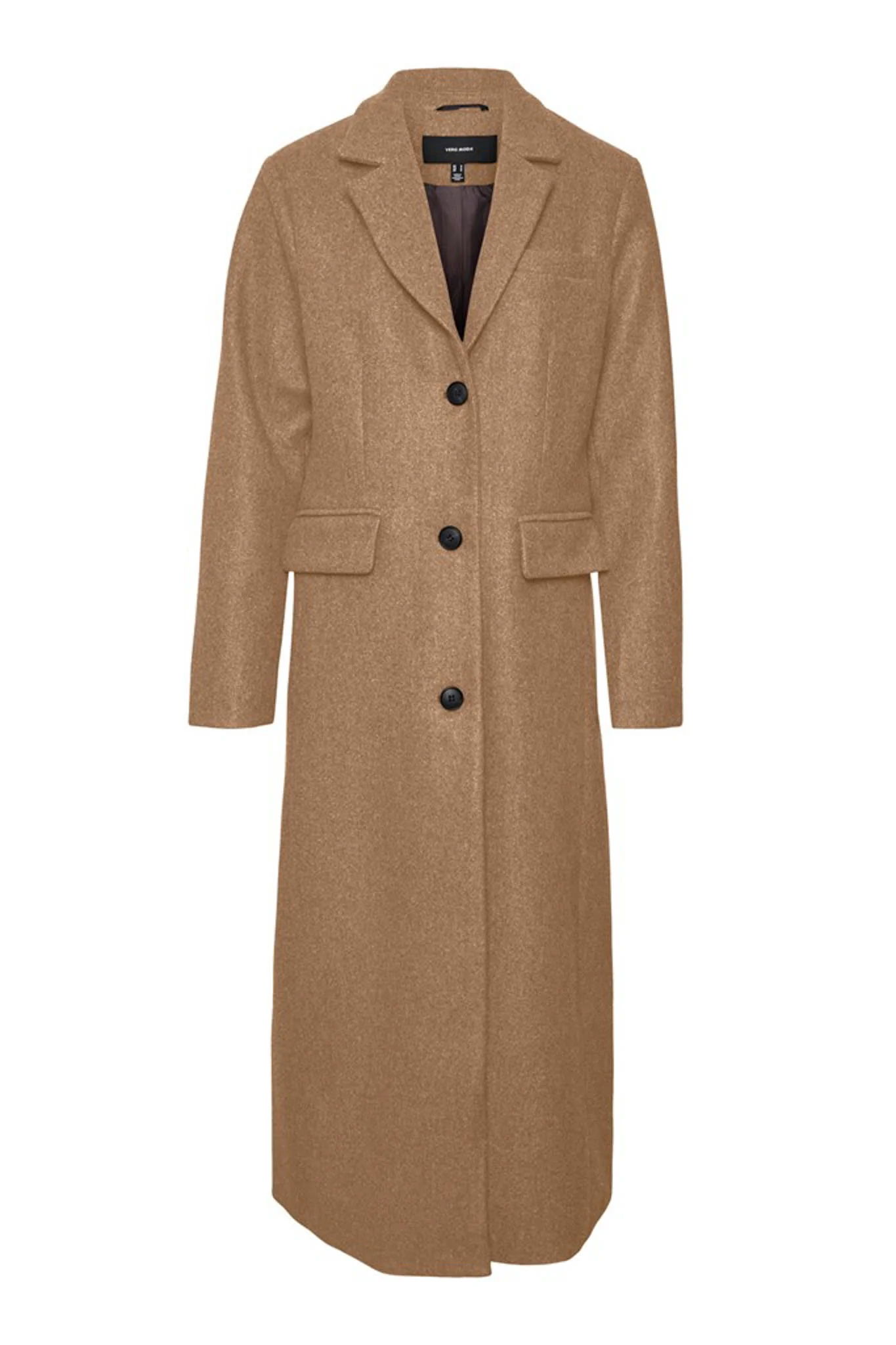 VMVincemilan Long Coat - Tigers Eye Solid - Image 9