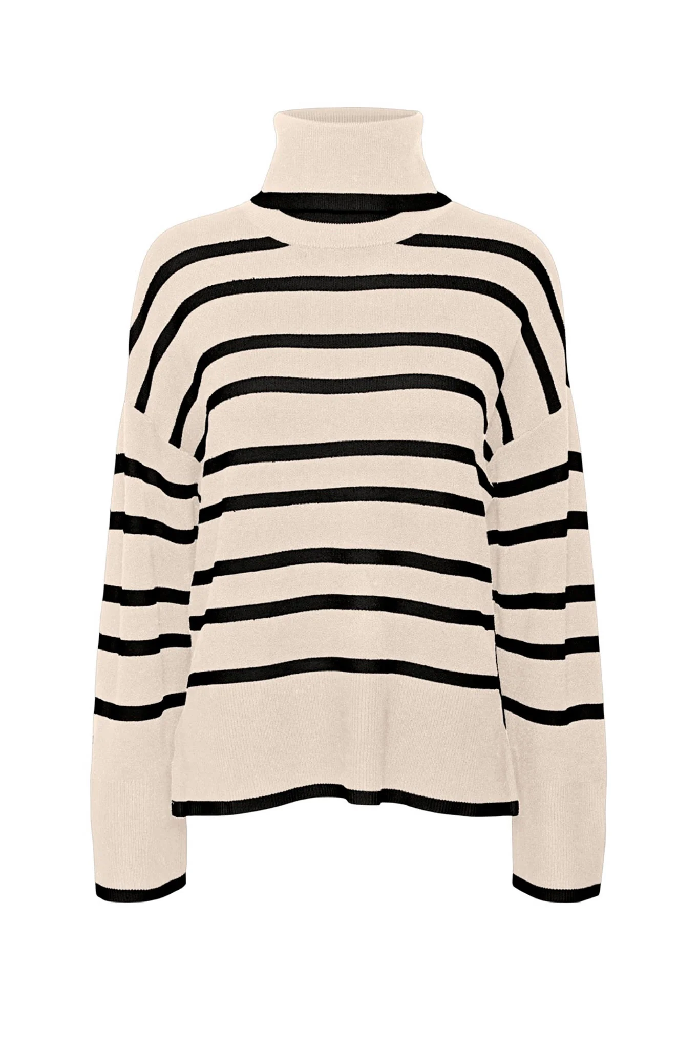 VMSaba LS Rollneck Pullover - Birch Black - Image 5