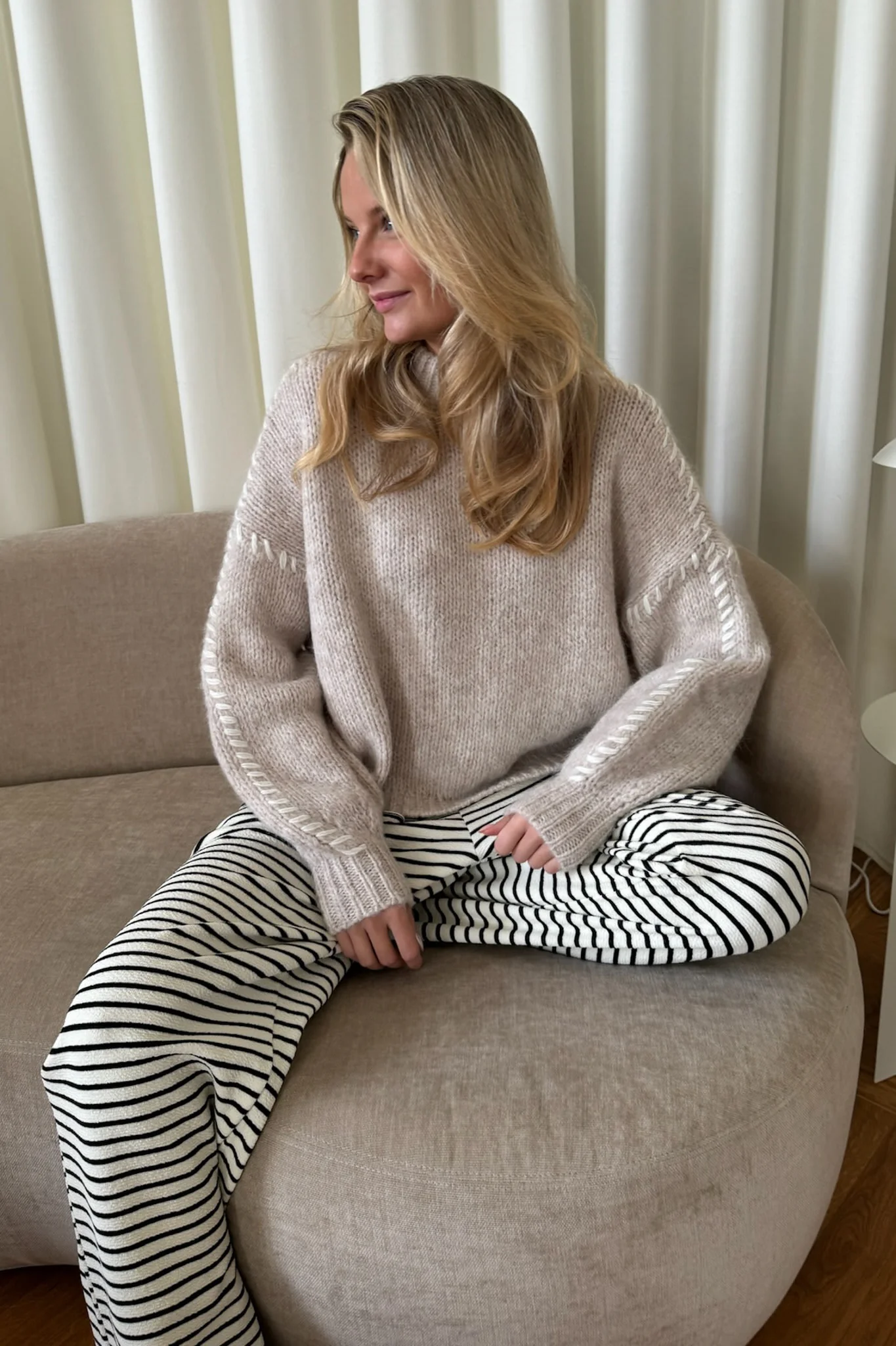 VMZen LS Oneck Pullover - Birch - Image 3