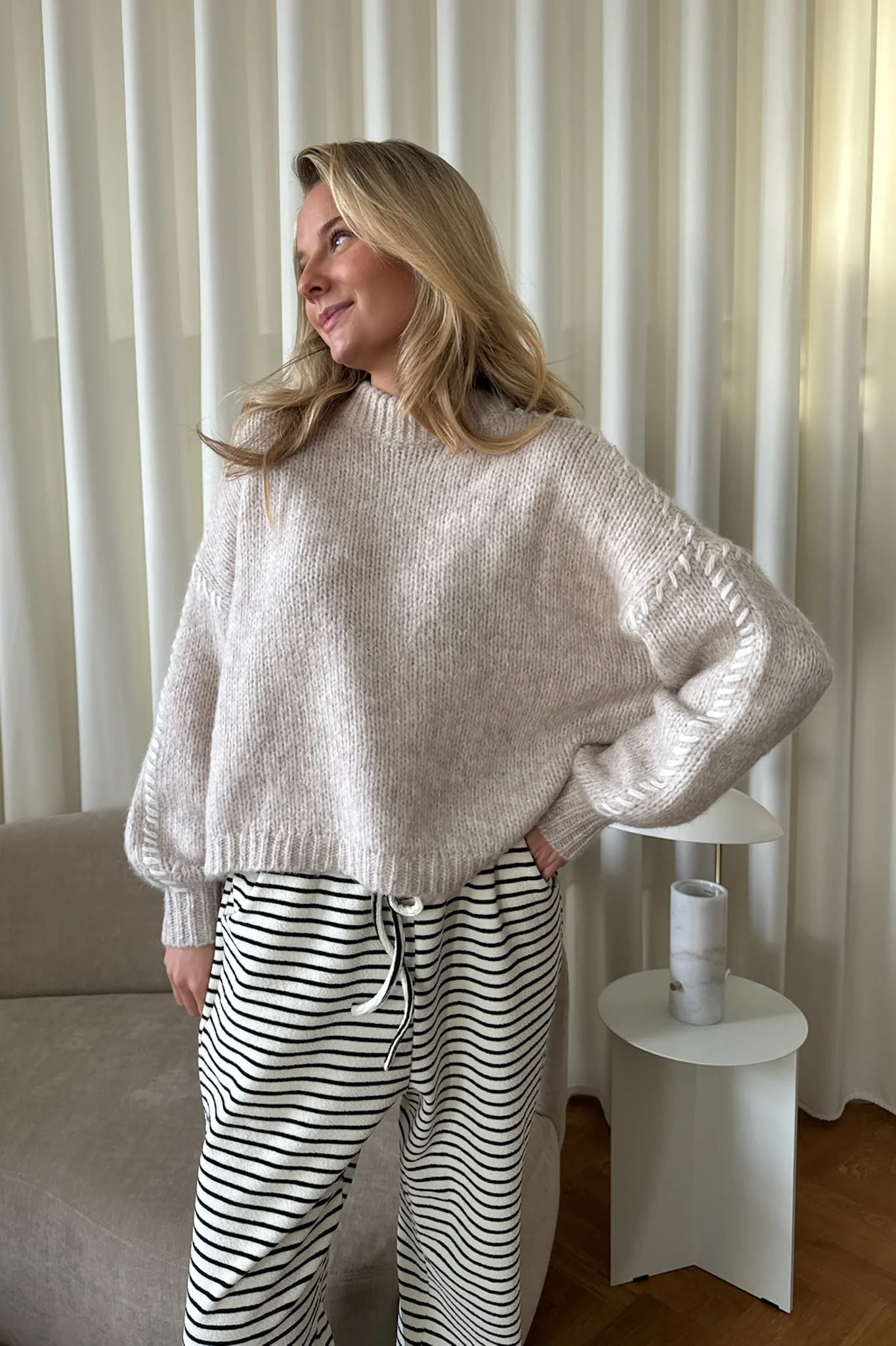 VMZen LS Oneck Pullover - Birch - Image 4