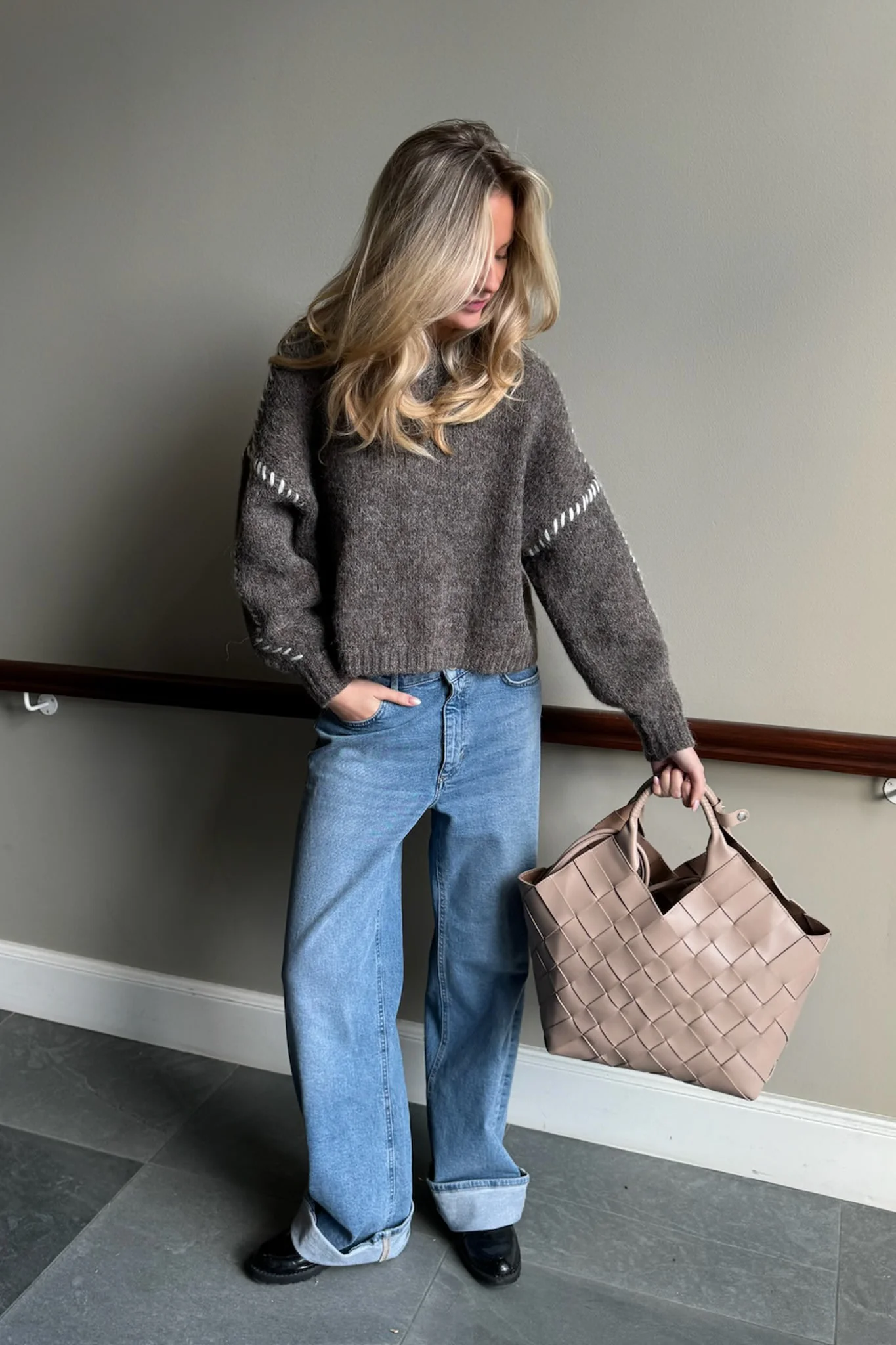 VMZen LS Oneck Pullover - Chocolate Chip - Image 4