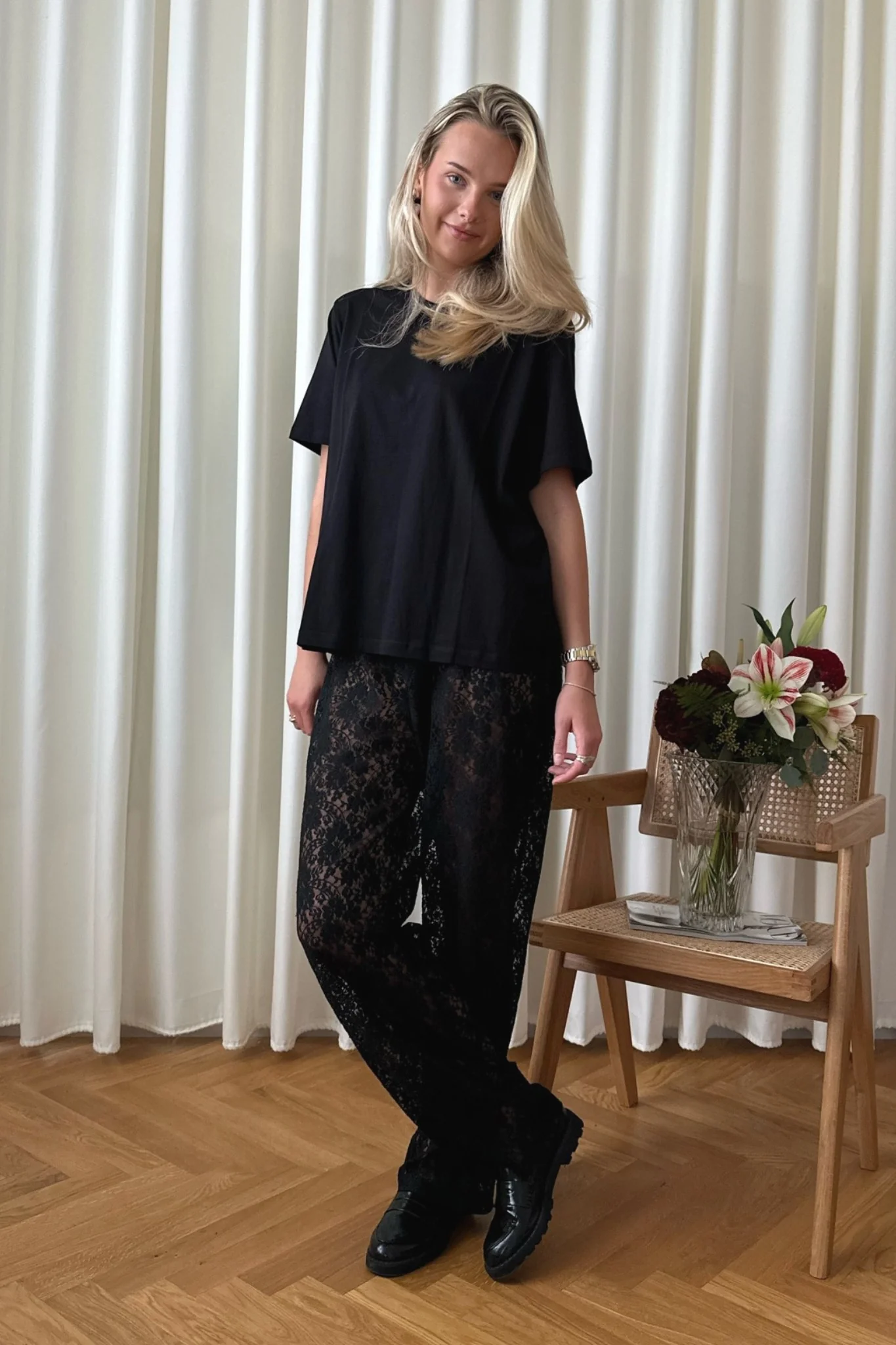 ZhannaIC Pants - Black Lace - Image 3