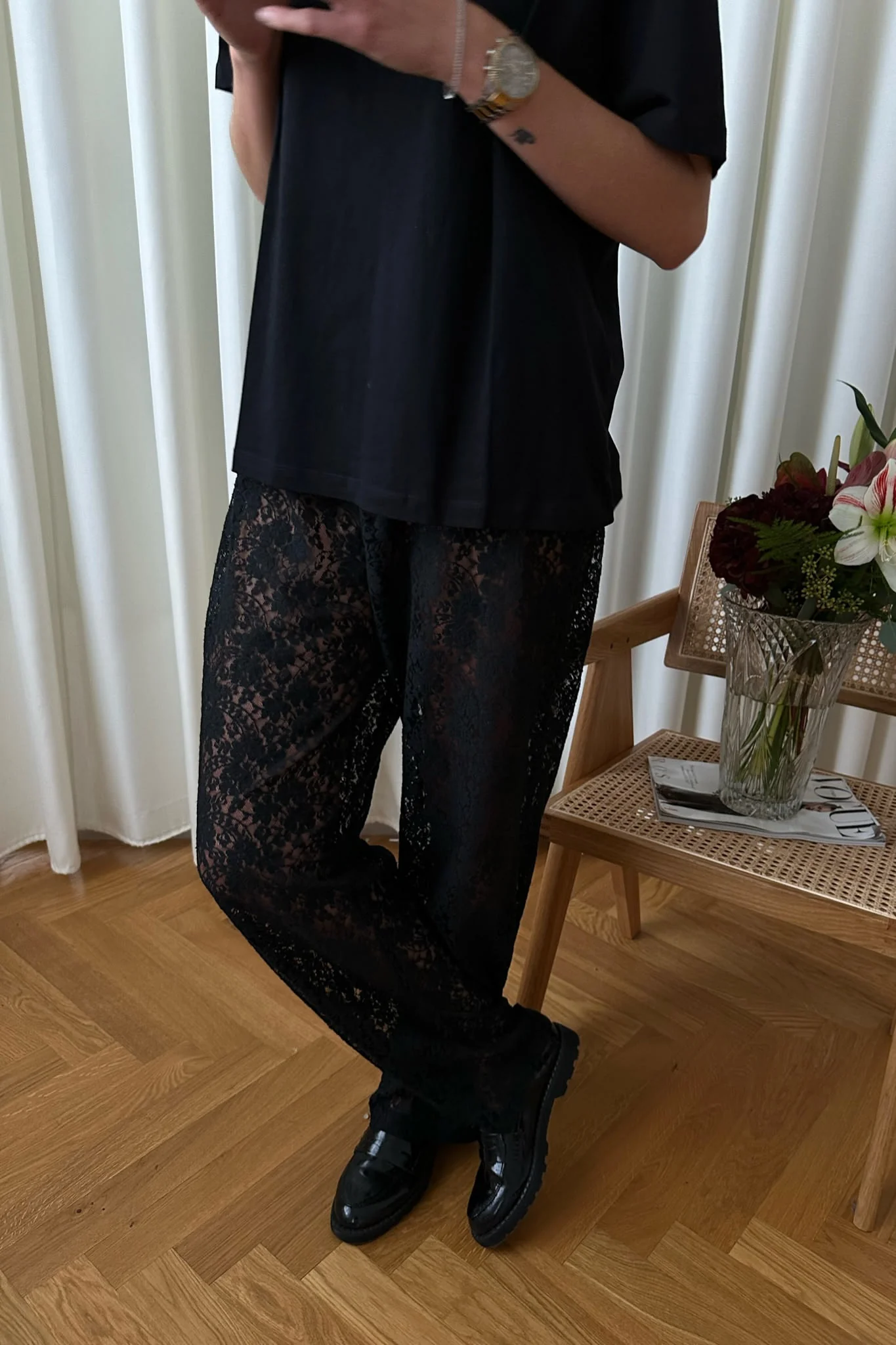 ZhannaIC Pants - Black Lace - Image 4