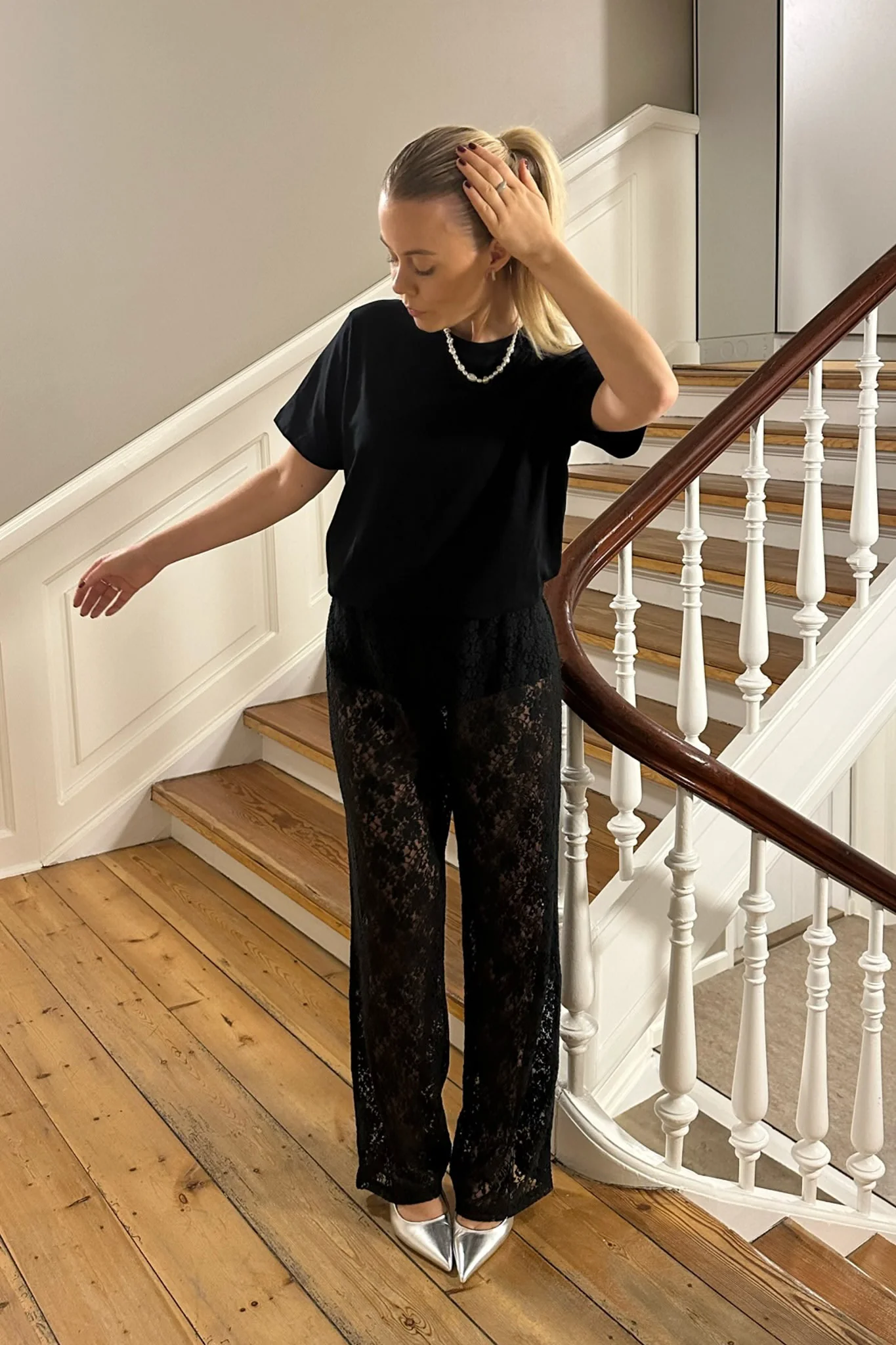 ZhannaIC Pants - Black Lace - Image 8