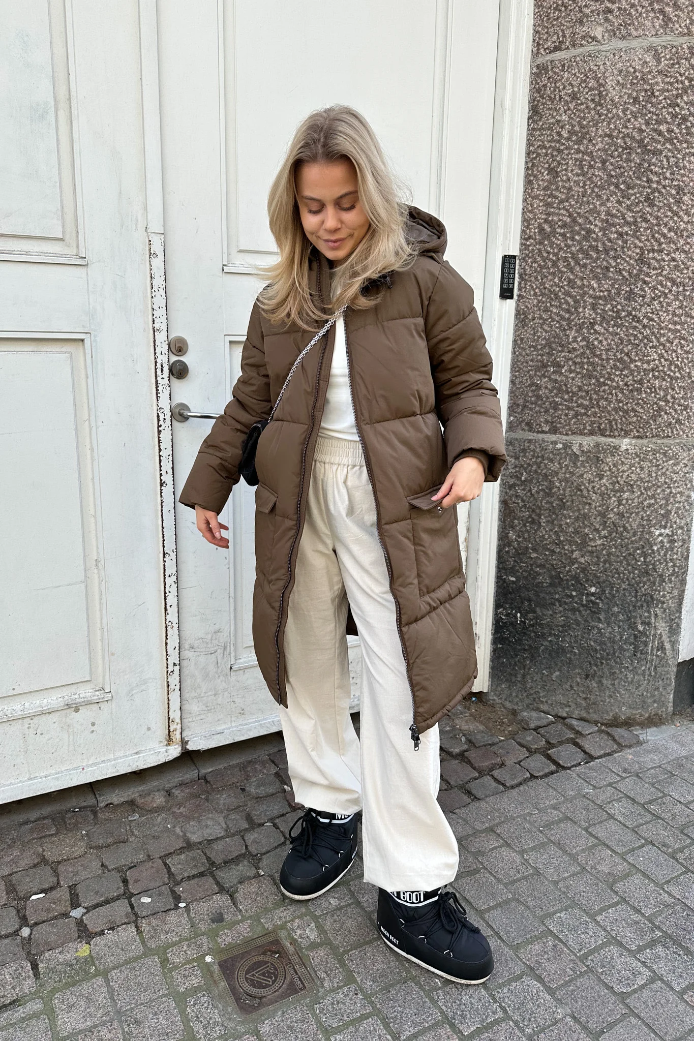 OBJZhanna LS Long Jacket - Dark Earth - Image 3