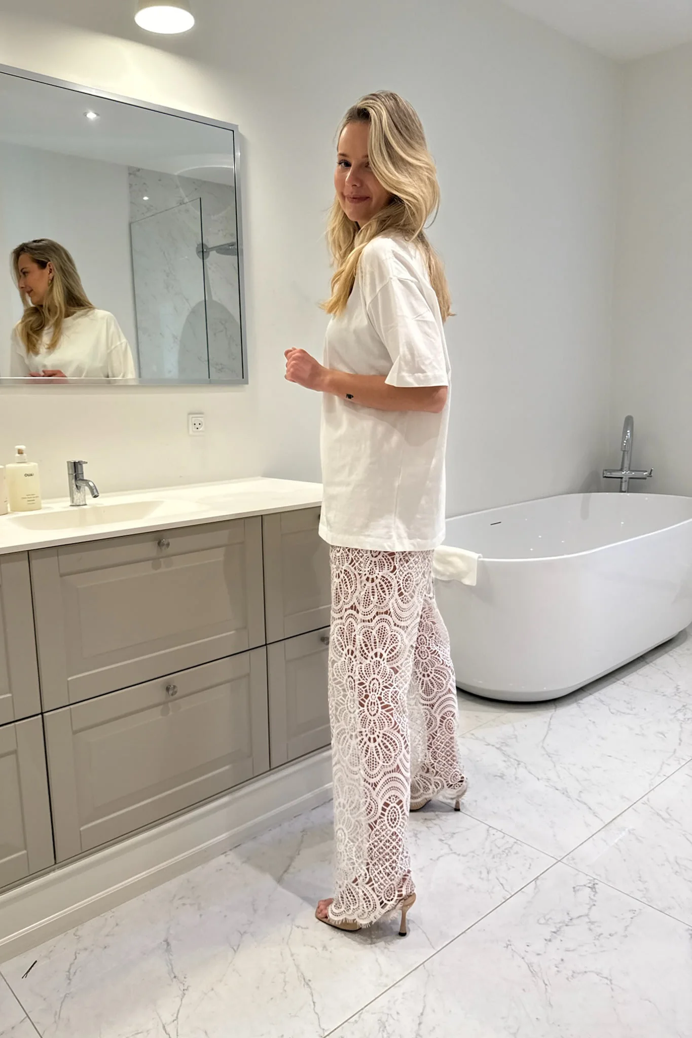 ZhannaIC Pants - White Heavy Lace - Image 7