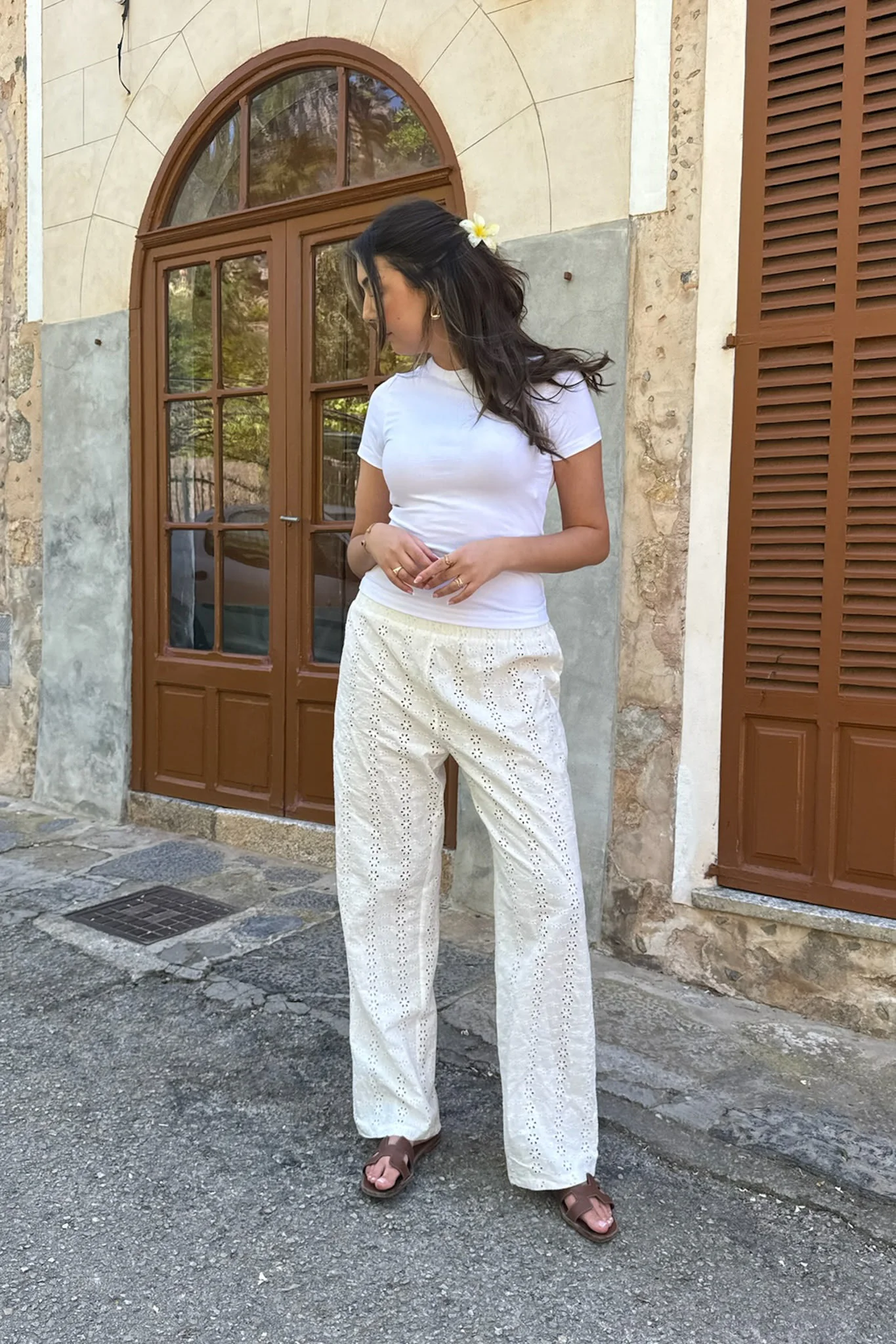 ZhannaIC Pants - White Embroidery - Image 13