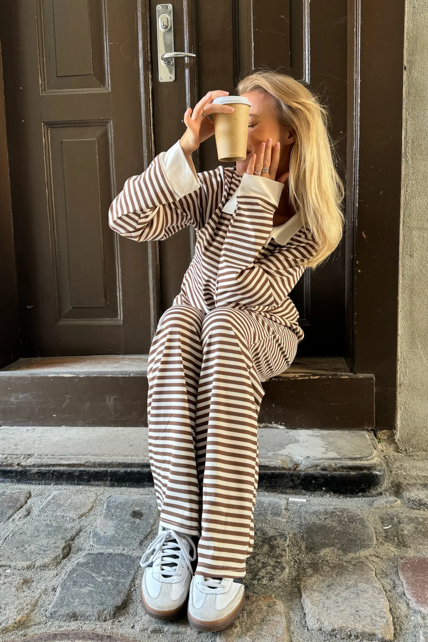 ZhannaIC Pants - Brown Stripes - Image 5