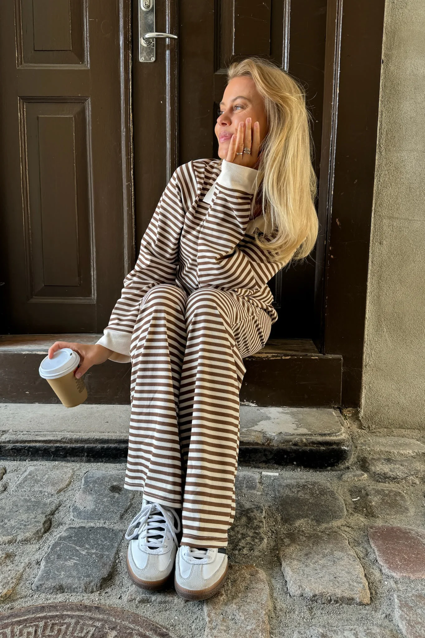ZhannaIC Pants - Brown Stripes - Image 6