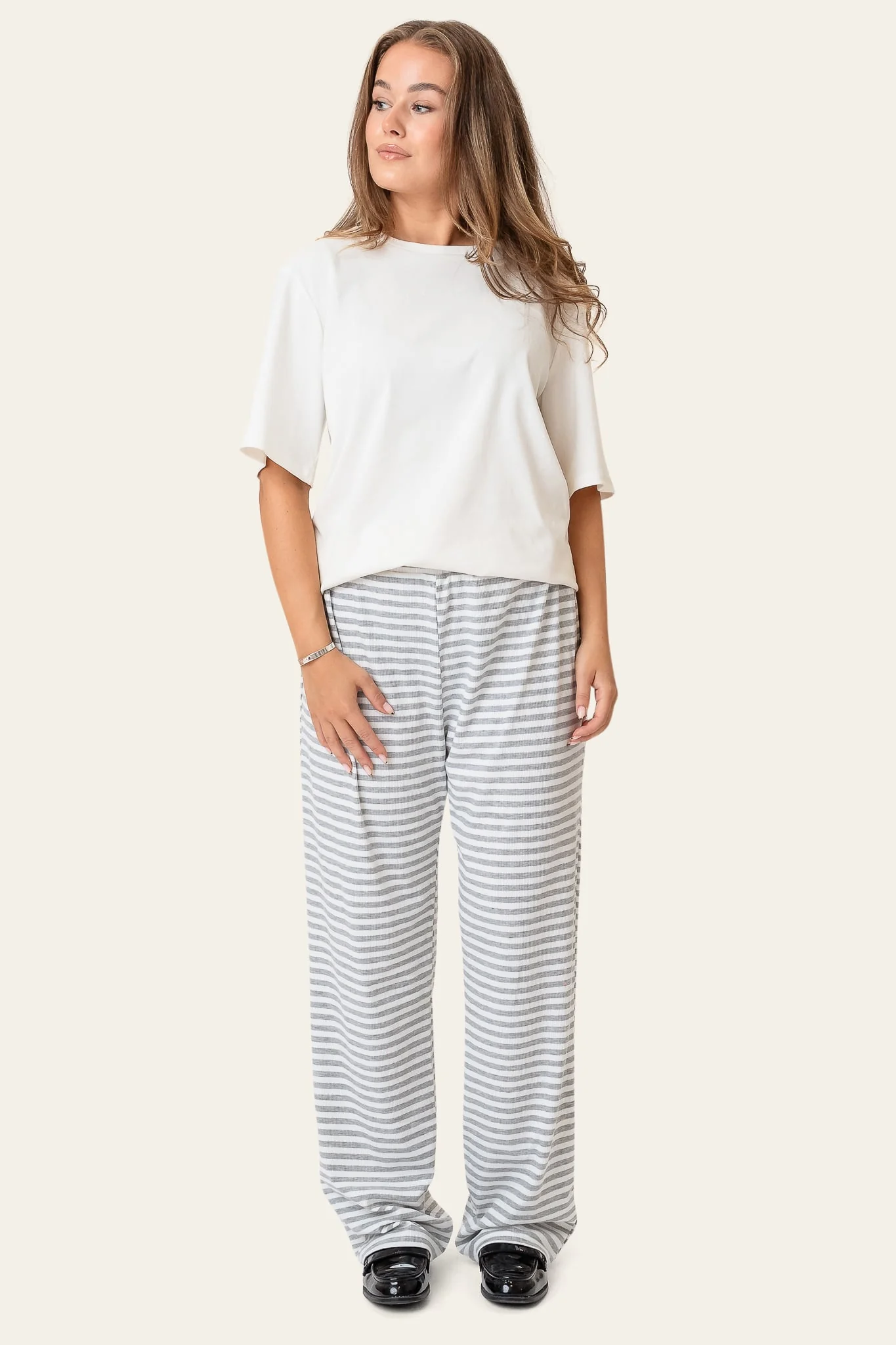 ZhannaIC Pants - Grey Stripes - Image 4