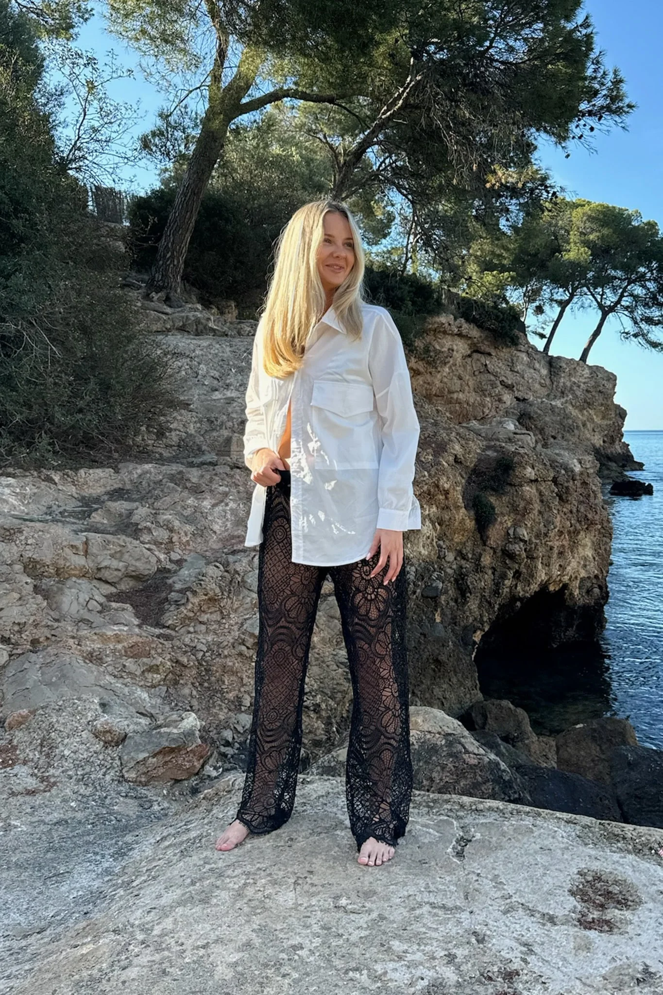 ZhannaIC Pants - Black Heavy Lace - Image 4